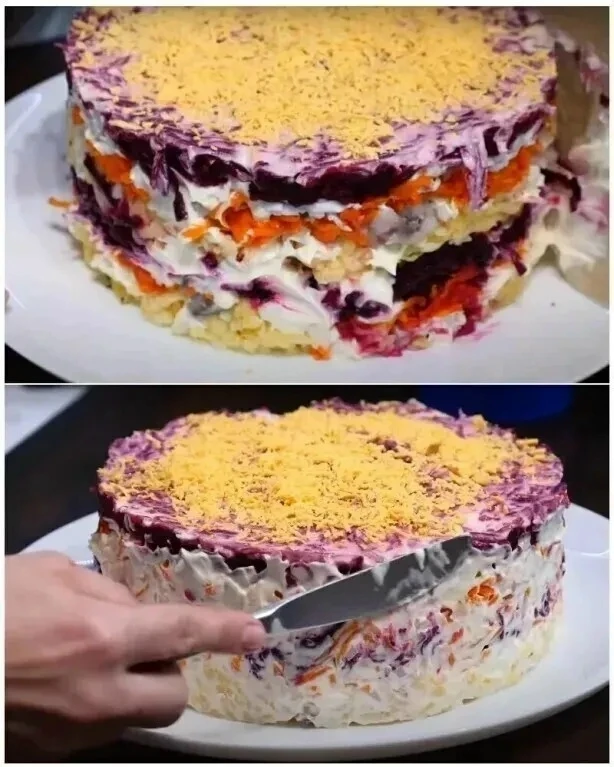 Шуба по необычному рецепту. Сочный, вкусный и пушистый праздничный салат