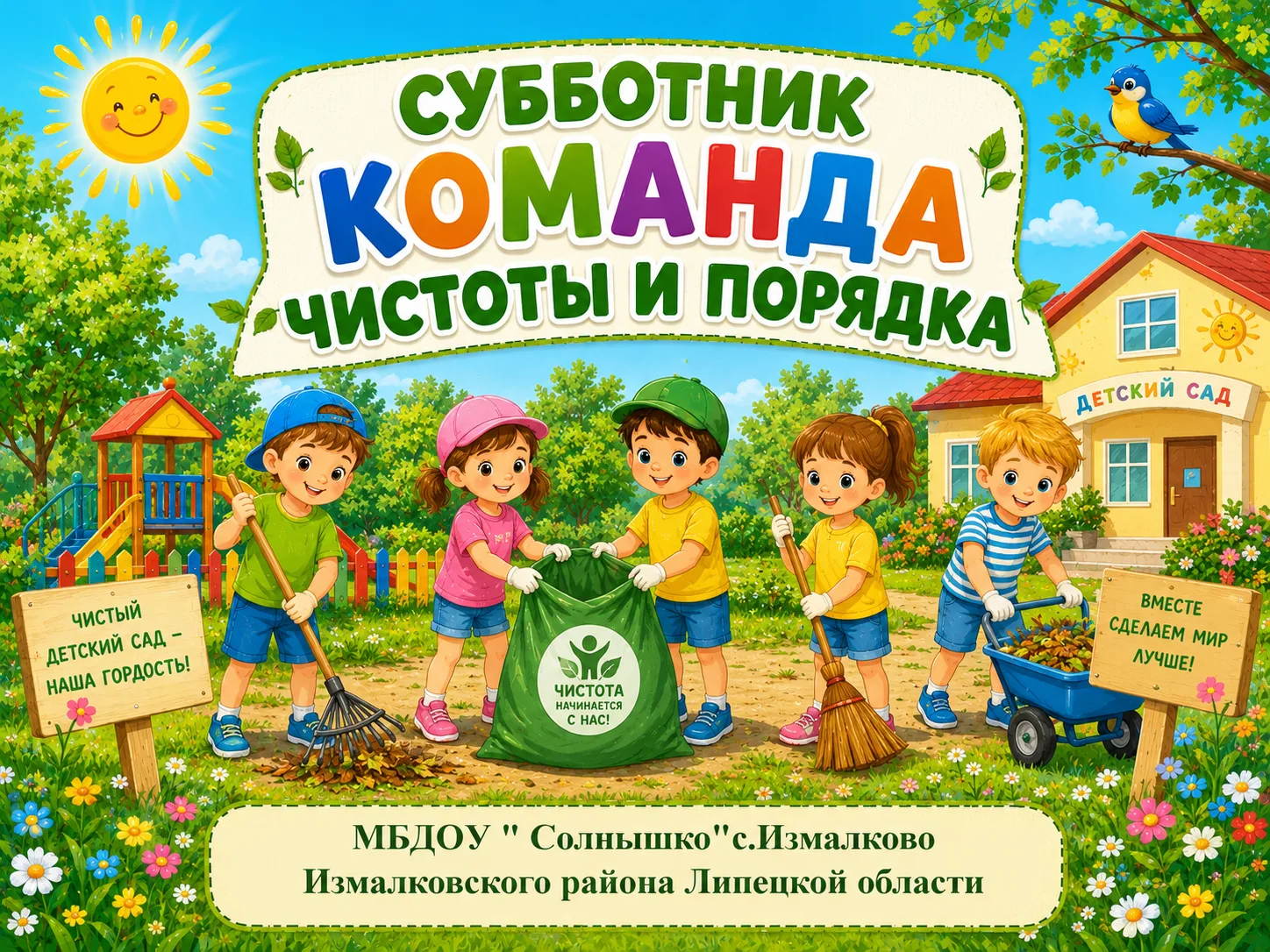 ☀ Субботник «Команда чистоты и порядка» 🌿