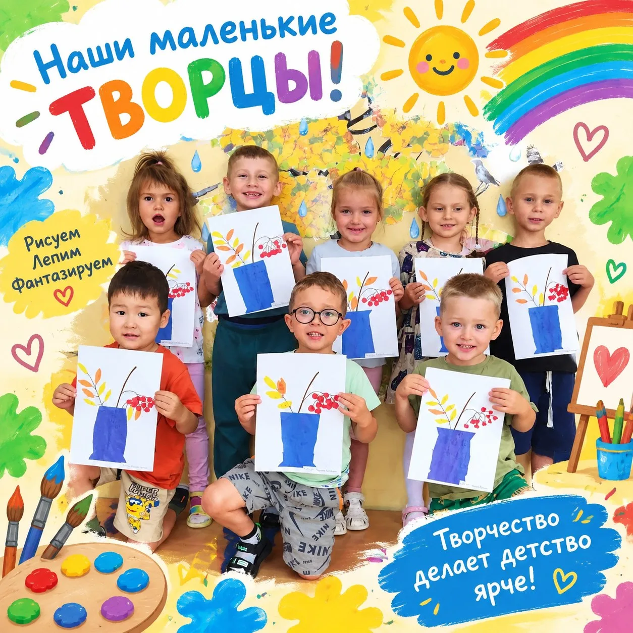 Сегодня в нашей творческой мастерской было особенно уютно. Ребята из группы "Морские зв...