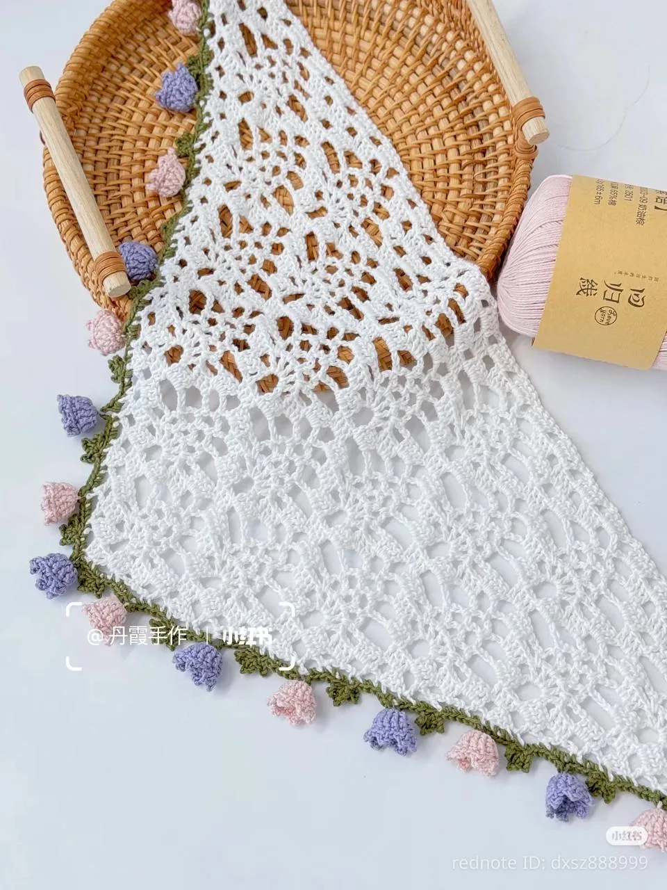 Красивый узор крючком 🥰🥰🥰