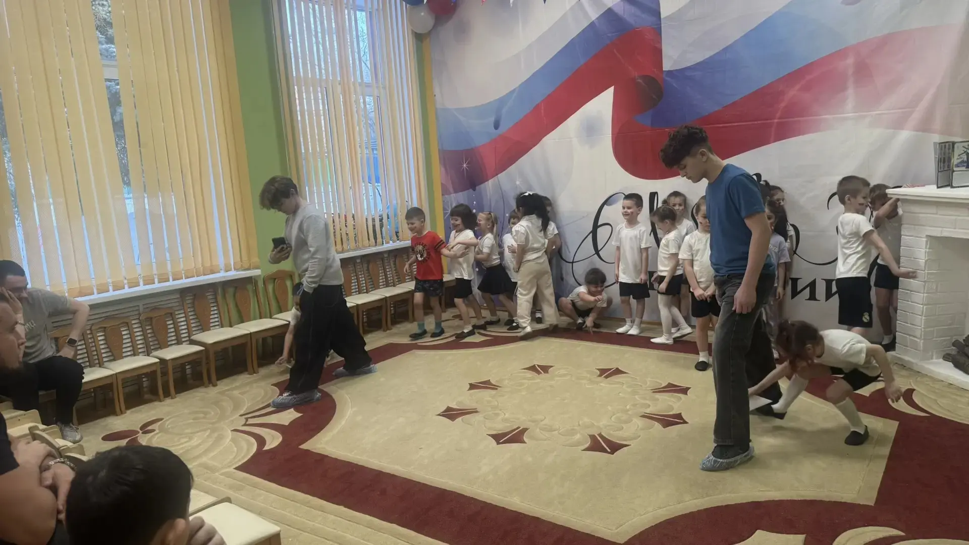 В преддверии праздника в дошкольном отделении Палисадик  прошли традиционные спортивные развлечения,