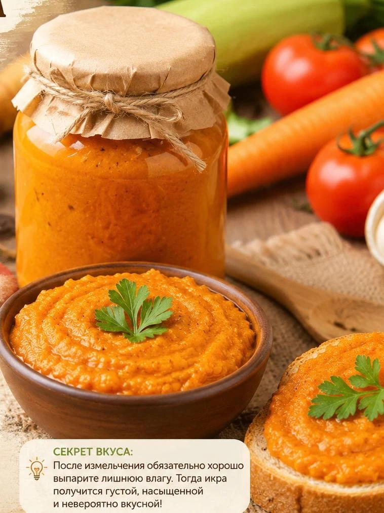 Самая вкусная кабачковая икра на зиму — получается нежная, ароматная и очень похожая на ту самую икр