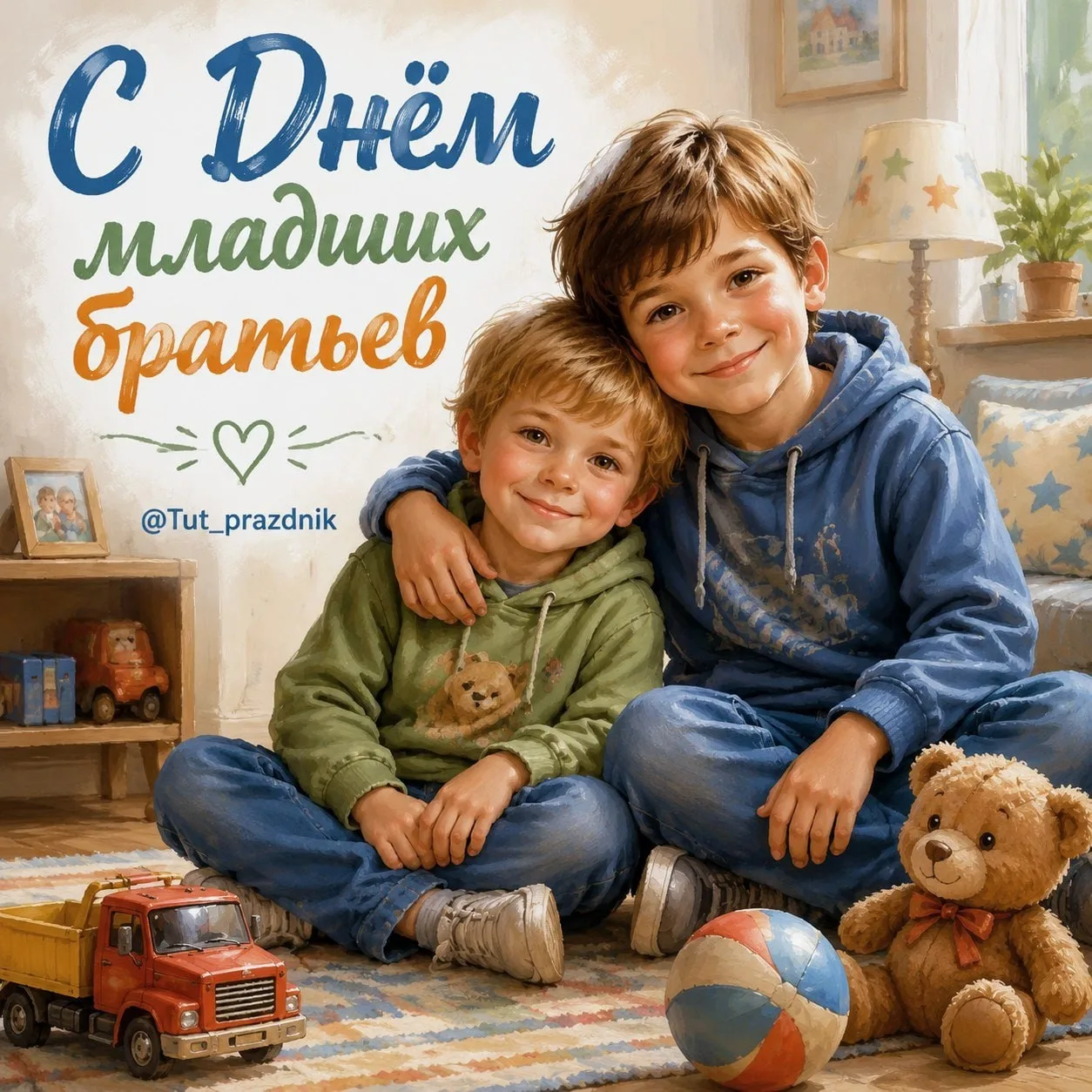 👦💙 16 июня — День младших братьев 💙👦