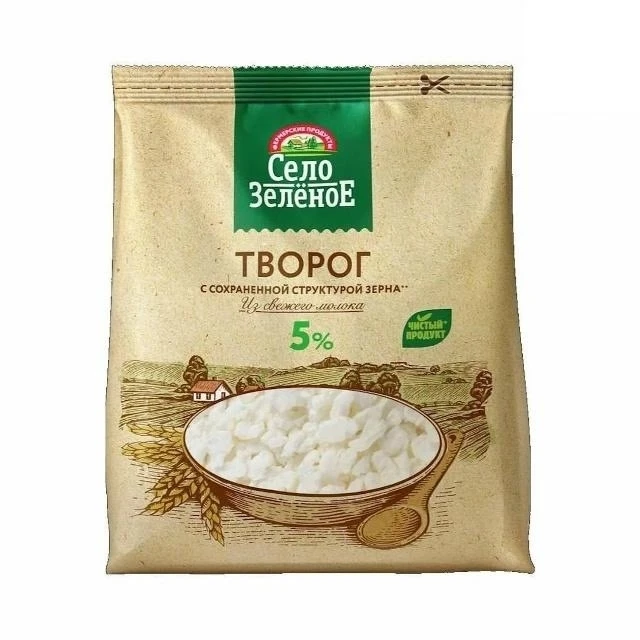 ❗Опасный «мясной клей» обнаружили в популярном твороге «Село Зелёное».