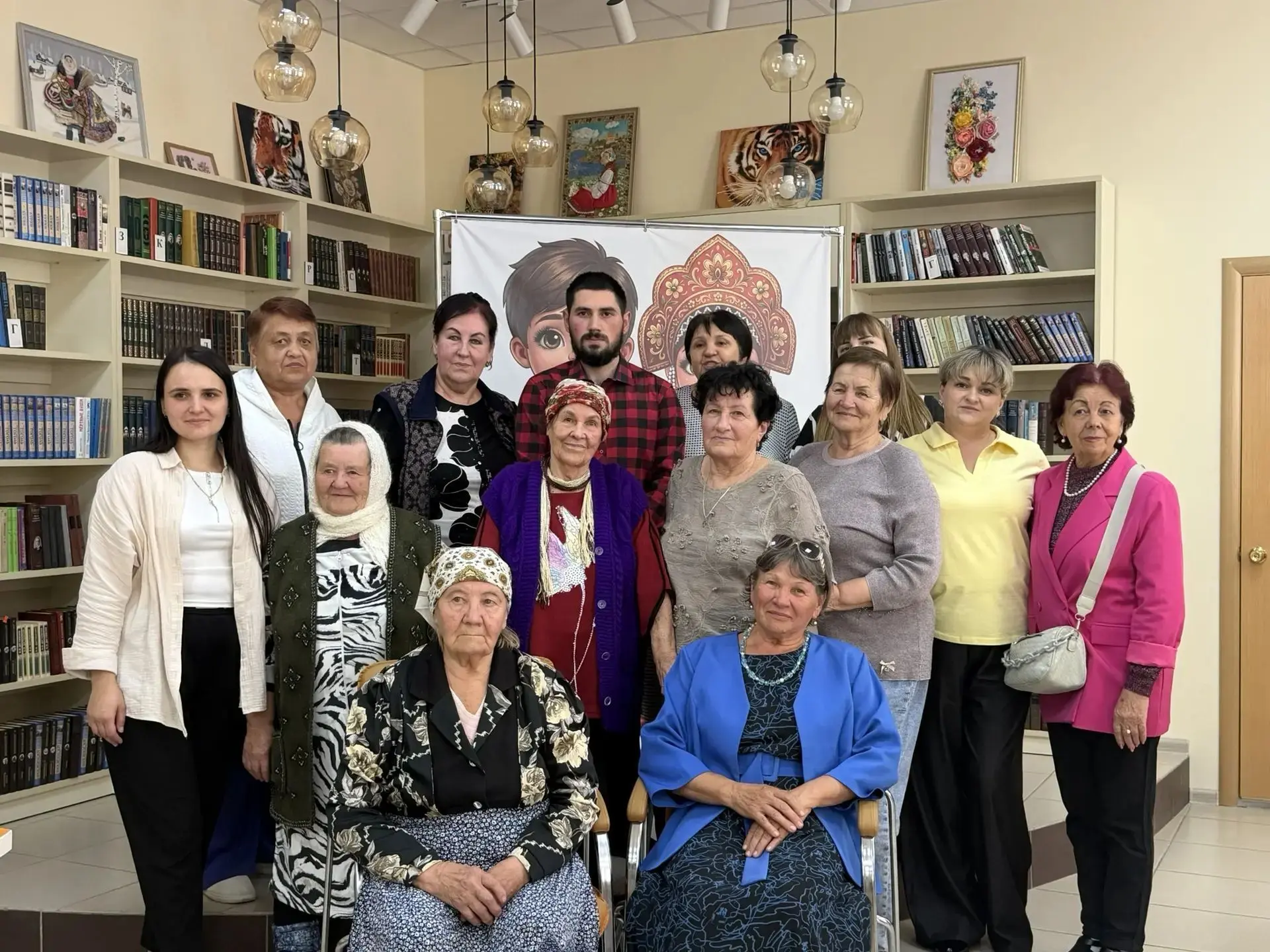 🎉🍂Сегодня, во Всемирный день пожилого человека, в Дондуковской модельной библиотеке п...