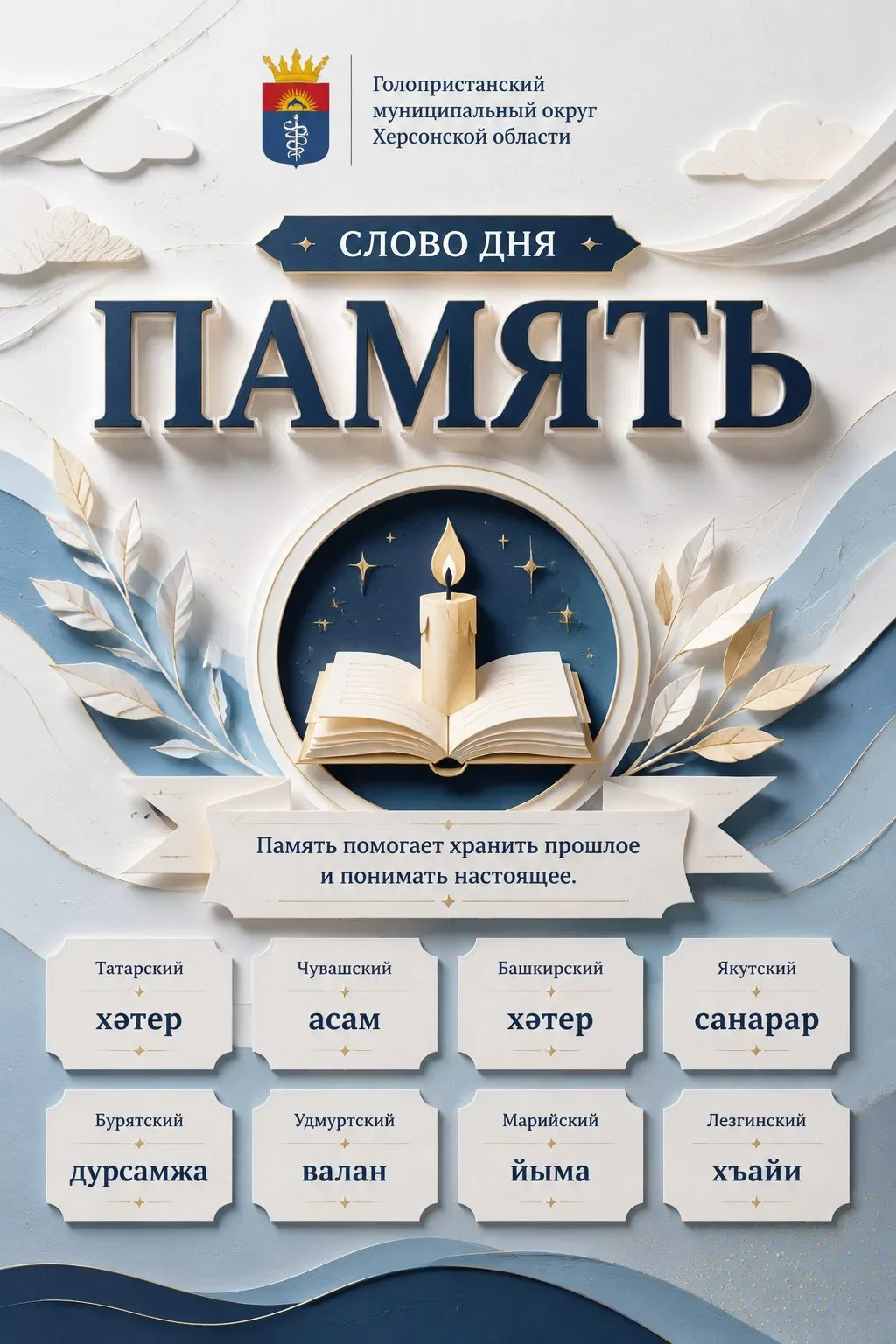 Память помогает беречь прошлое