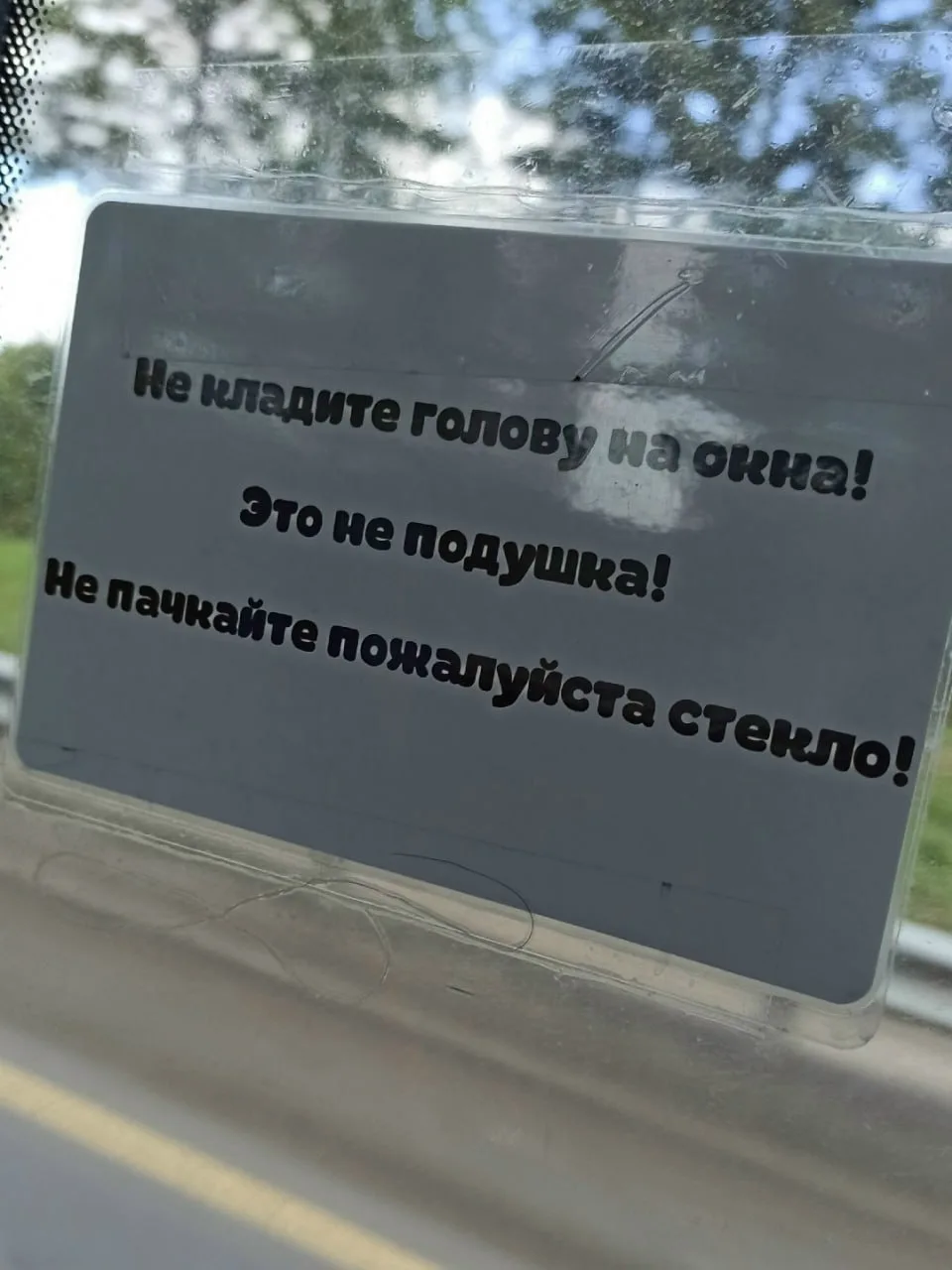 🚌 Кировчан попросили не прикасаться к окну в общественном транспорте