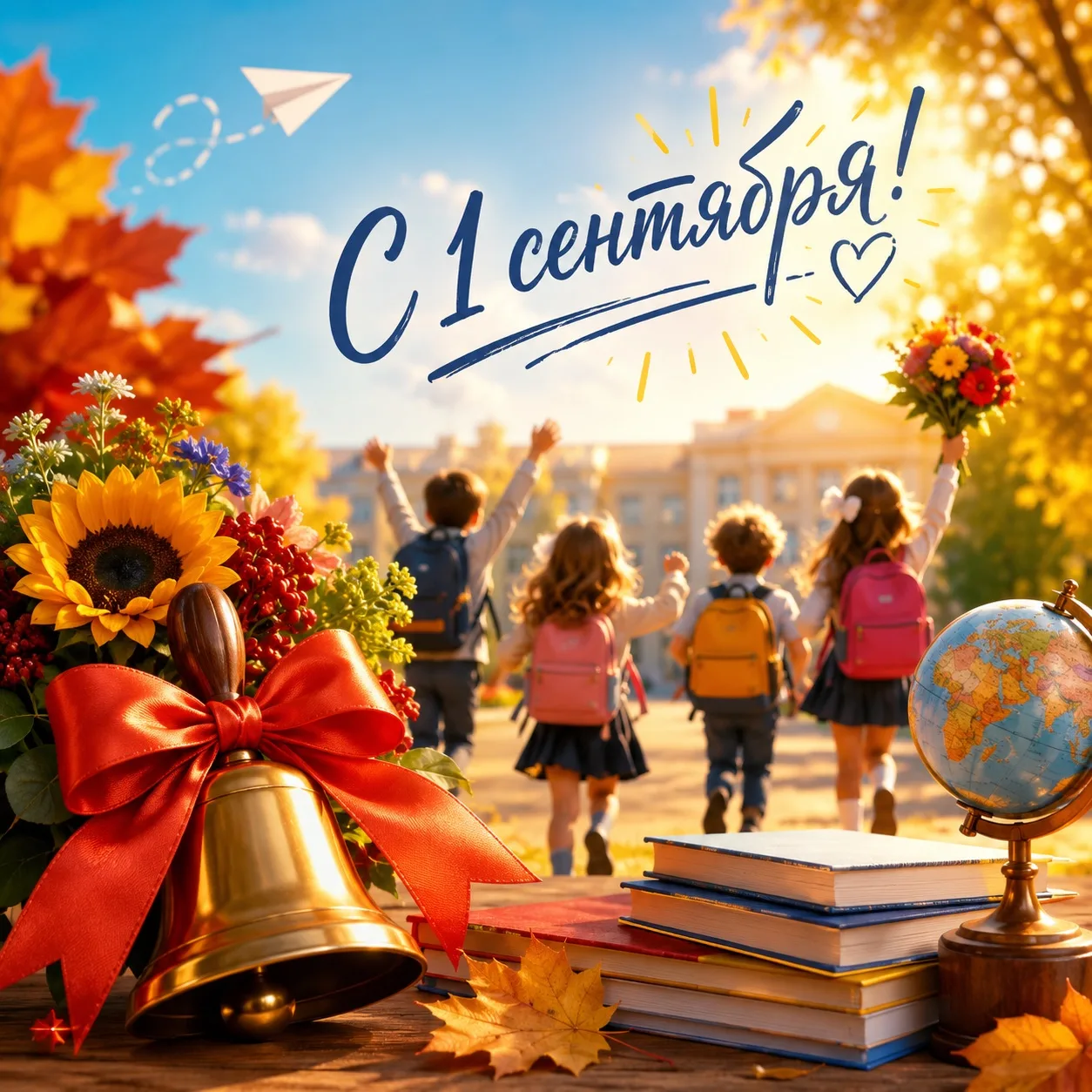 С 1 сентября — с новым учебным годом!