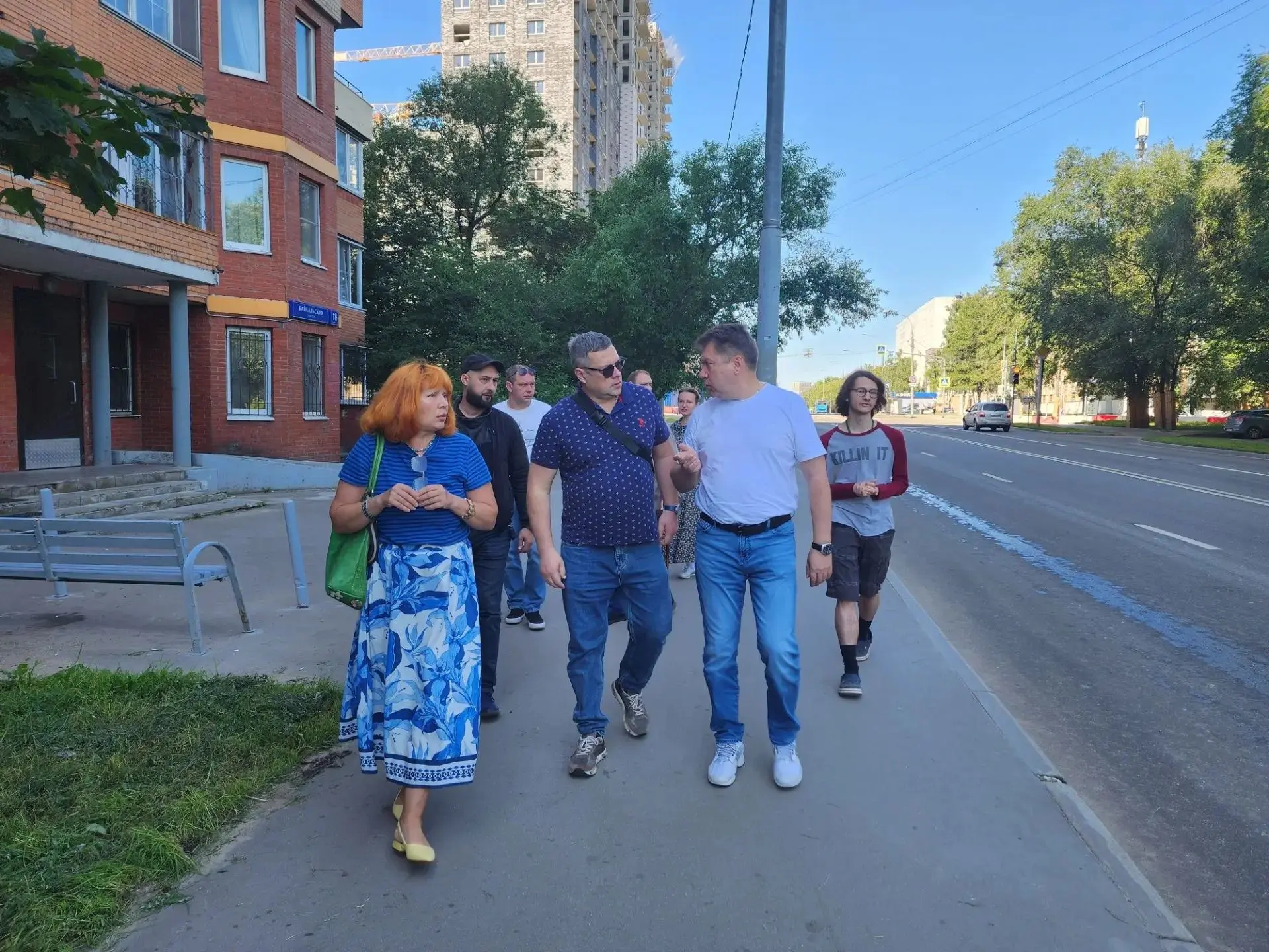 Сегодня состоялся обход главы управы Николая Кужелева, совместно с И.О. руководителя ГБУ "Жилищник" 