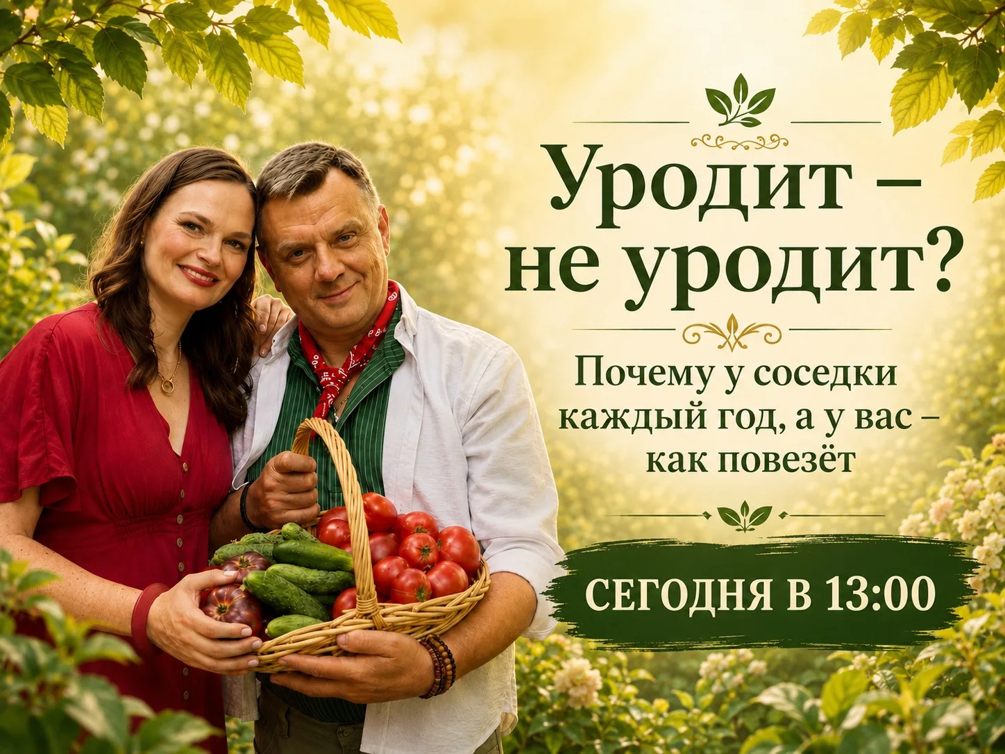 ЭФИР ВЫХОДНОГО ДНЯ: Уродит - не уродит? Перестаньте гадать