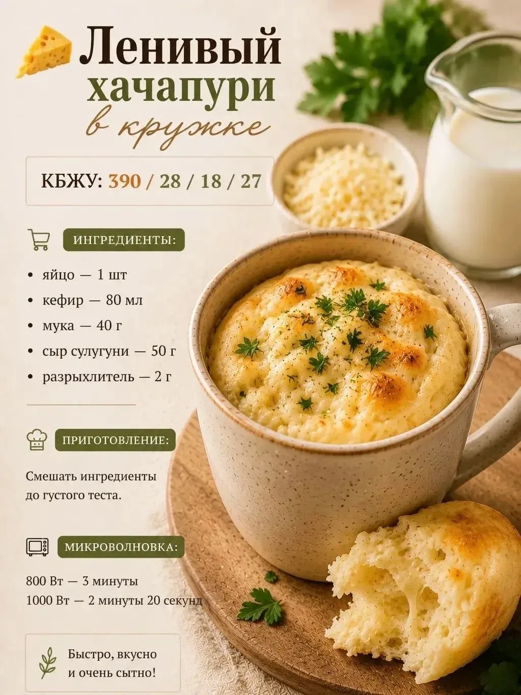 БЫСТРЫЙ ПП РЕЦЕПТ ЗА 3 МИНУТЫ