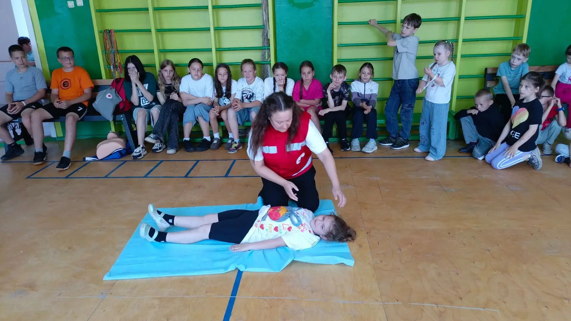 🚑В рамках Всероссийского проекта «Первая помощь» в нашем лагере прошёл  мастер-класс п...