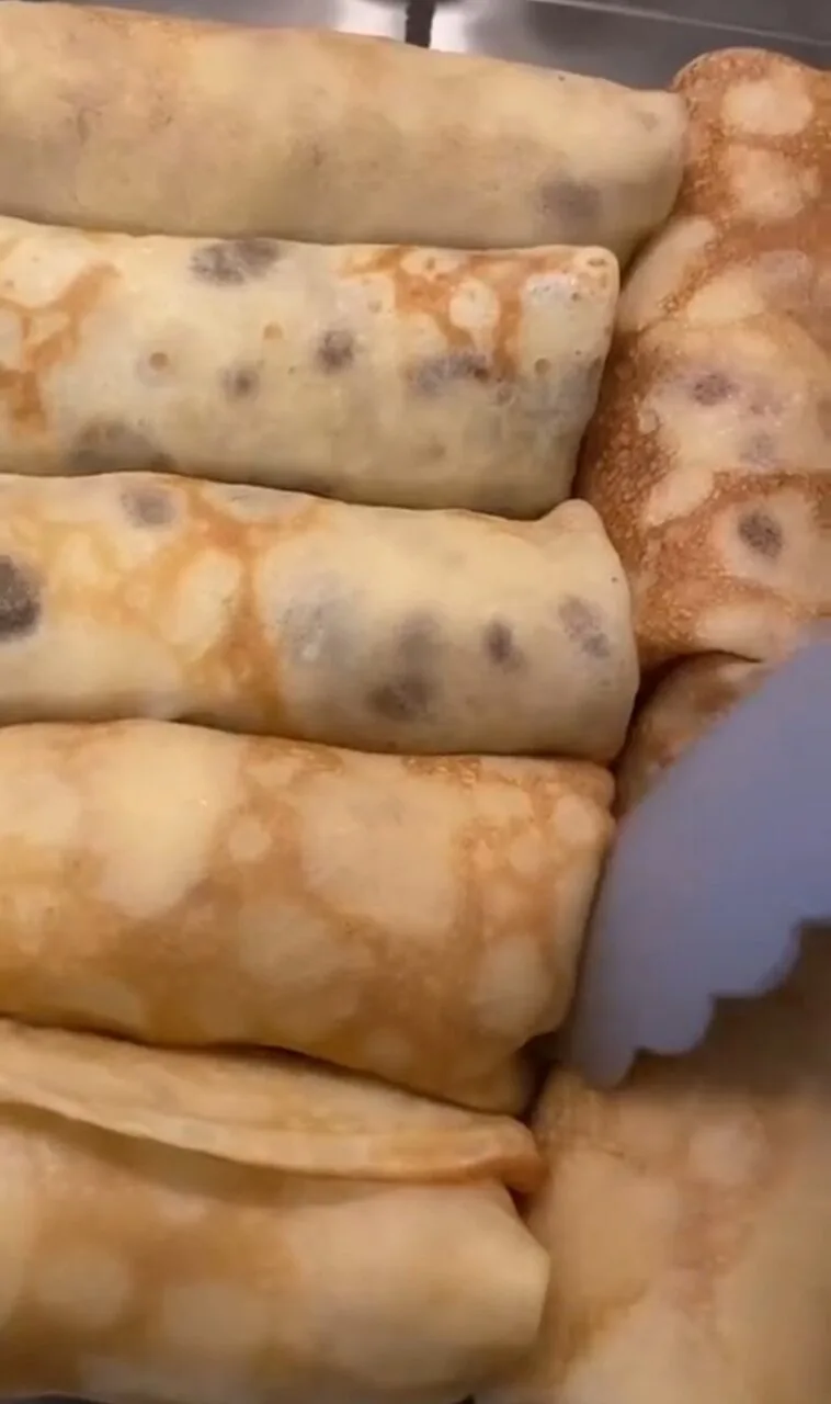 🥞 Блинчики с бананом и маршмеллоу