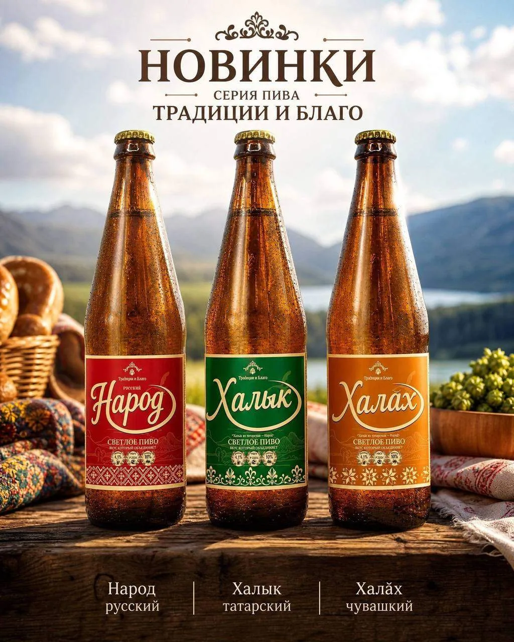 TradeBeer запускает линейку пива "Народы": личная история основателя, честный объём 0,5...