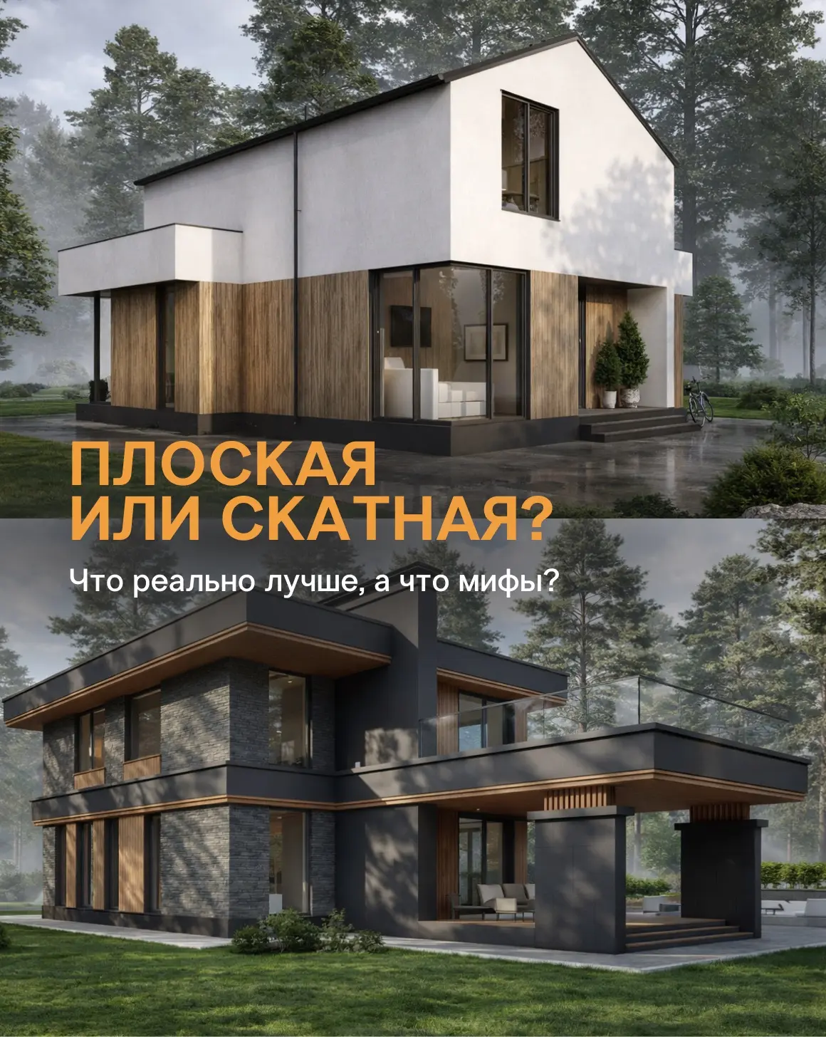 Главное - не форма крыши сама по себе. А то, насколько она подходит архитектуре дома, к...