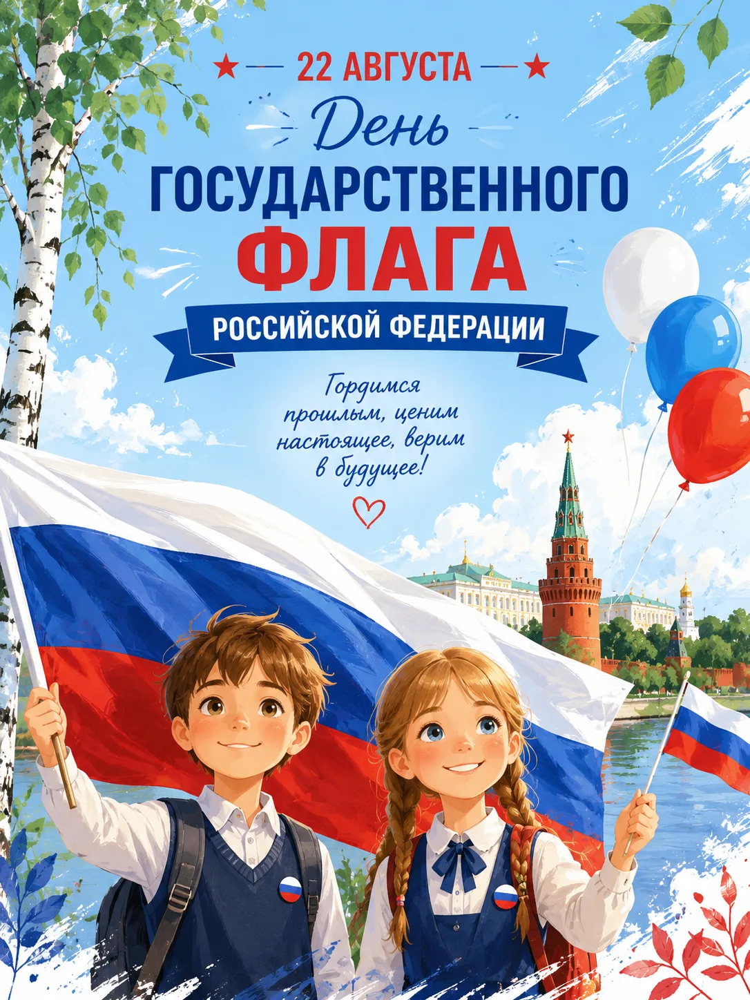 🇷🇺 С Днём Государственного Флага России!