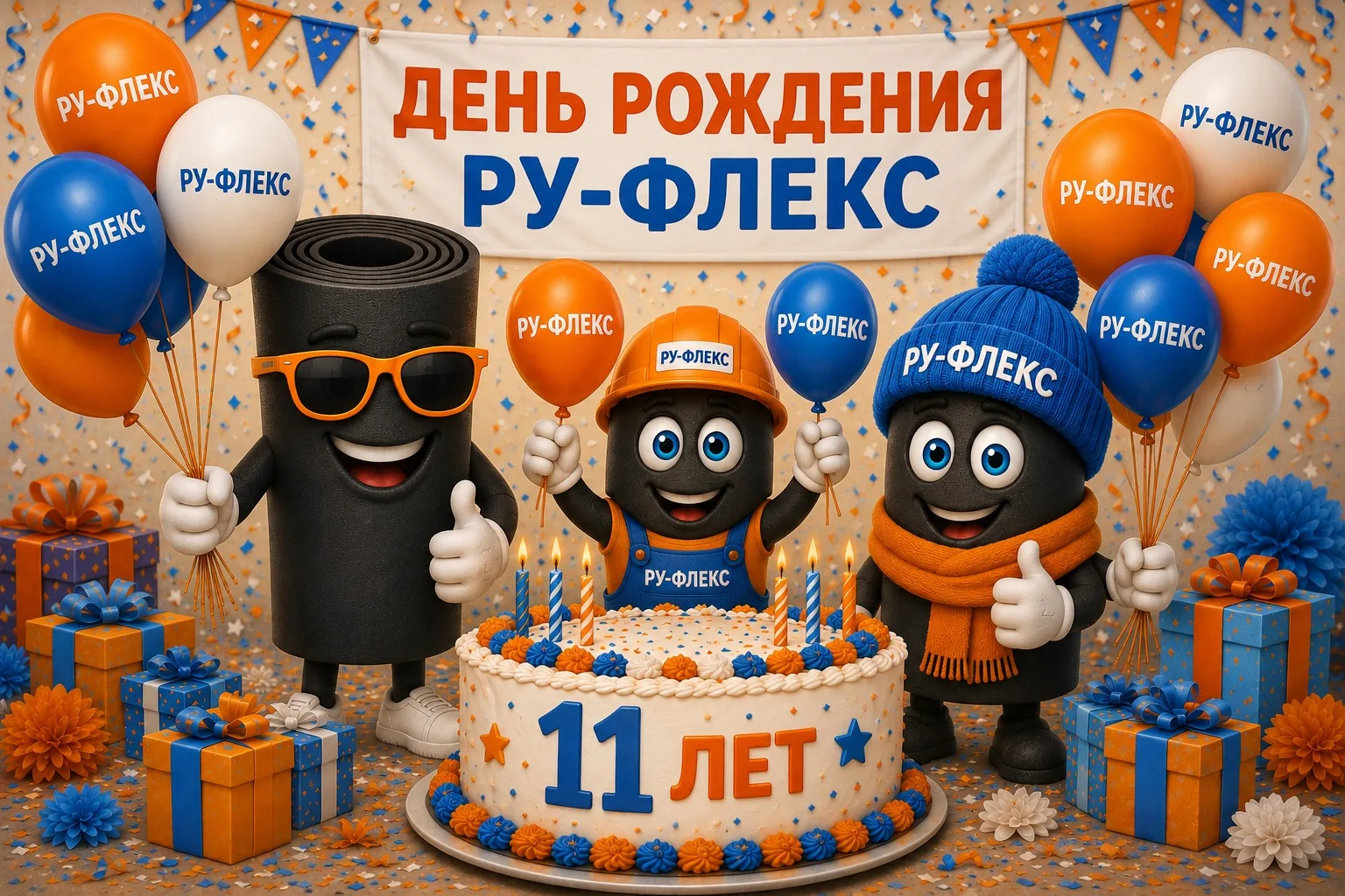 🎉 Нам 11! Спасибо, что вы с нами все эти годы 🚀