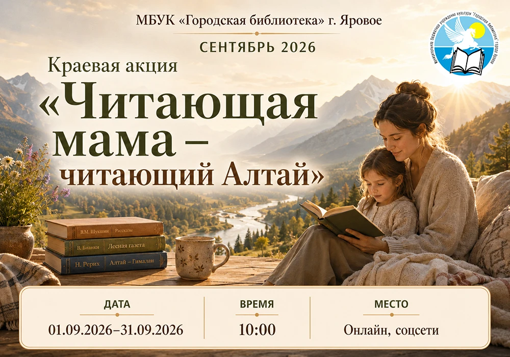 Краевая акция «Читающая мама ­­­­– читающий Алтай»