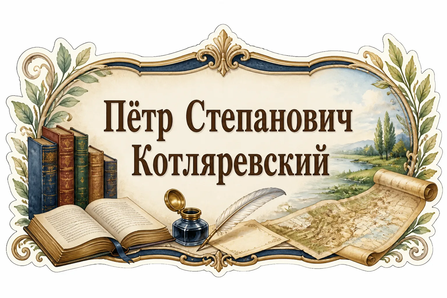 📌РОВ. 5 октября! Петр Степанович Котляревский. Оформление.