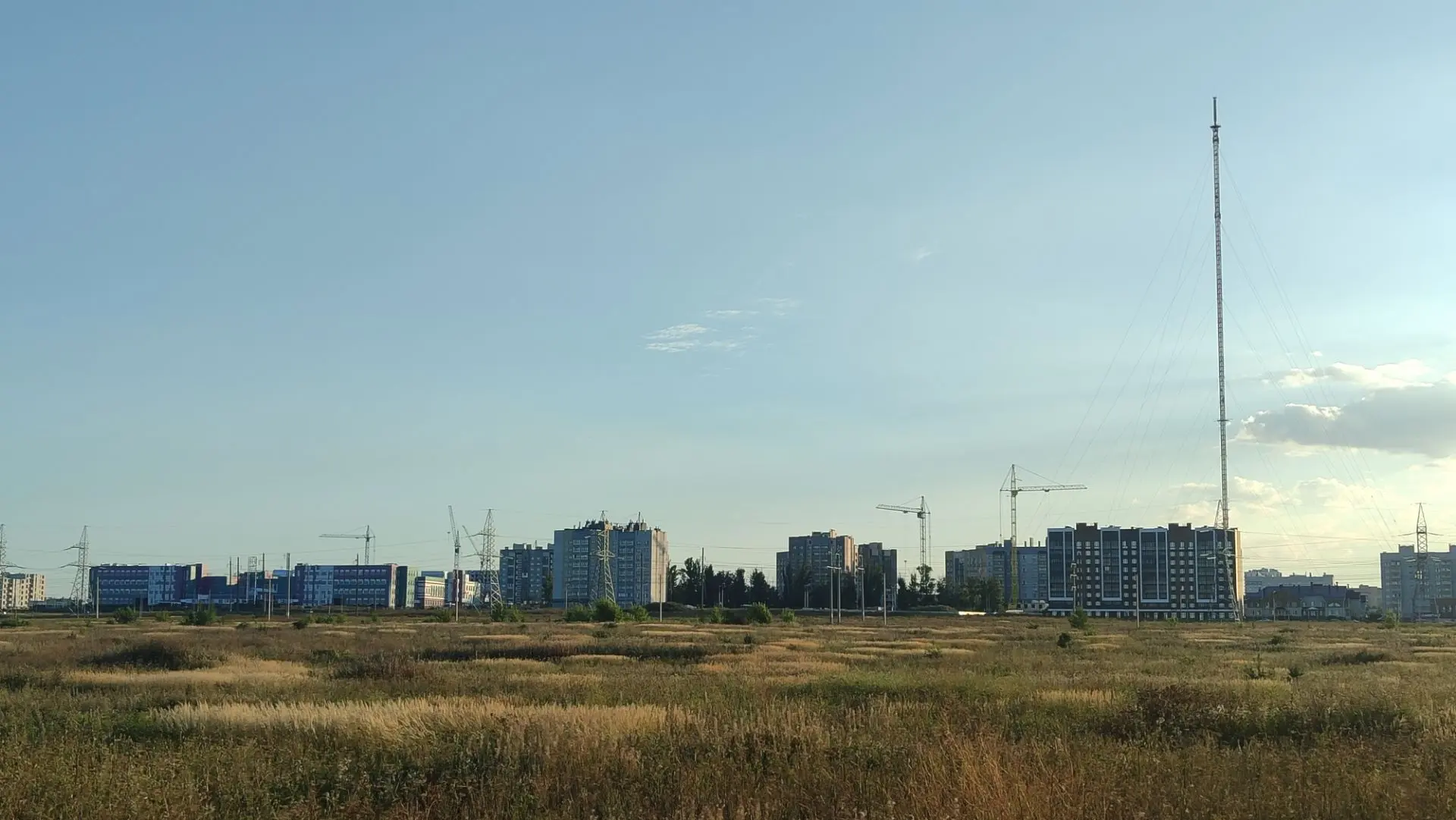 В микрорайоне Телецентр города Тамбова ведётся строительство комплекса очистных сооружений