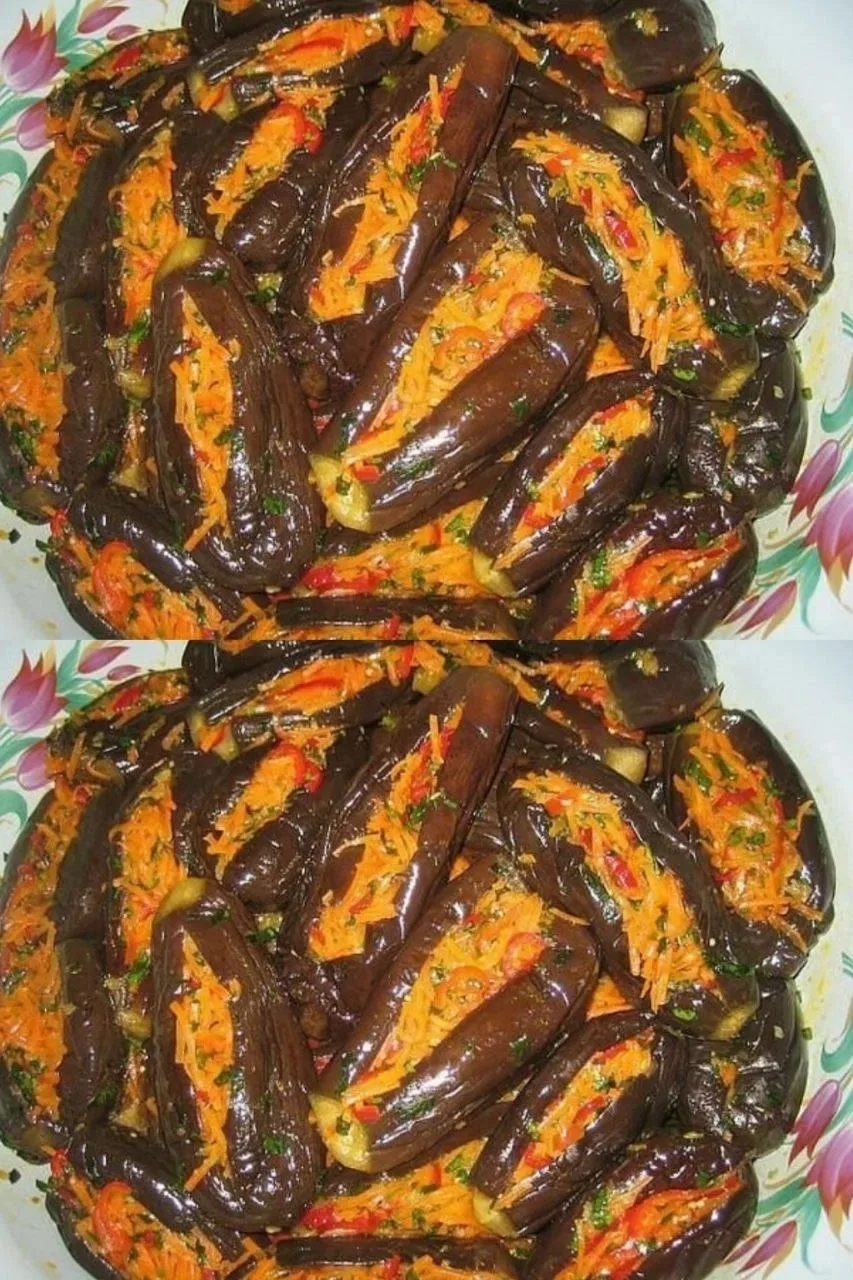 "МАНЗАНЫ" ФАРШИРОВАННЫЕ БАКЛАЖАНЫ ПО-ГРЕЧЕСКИ
🍆🌶️🥕🫑🧄

✅Ингредиенты:
Баклажаны — 15 кг.,
Морковь