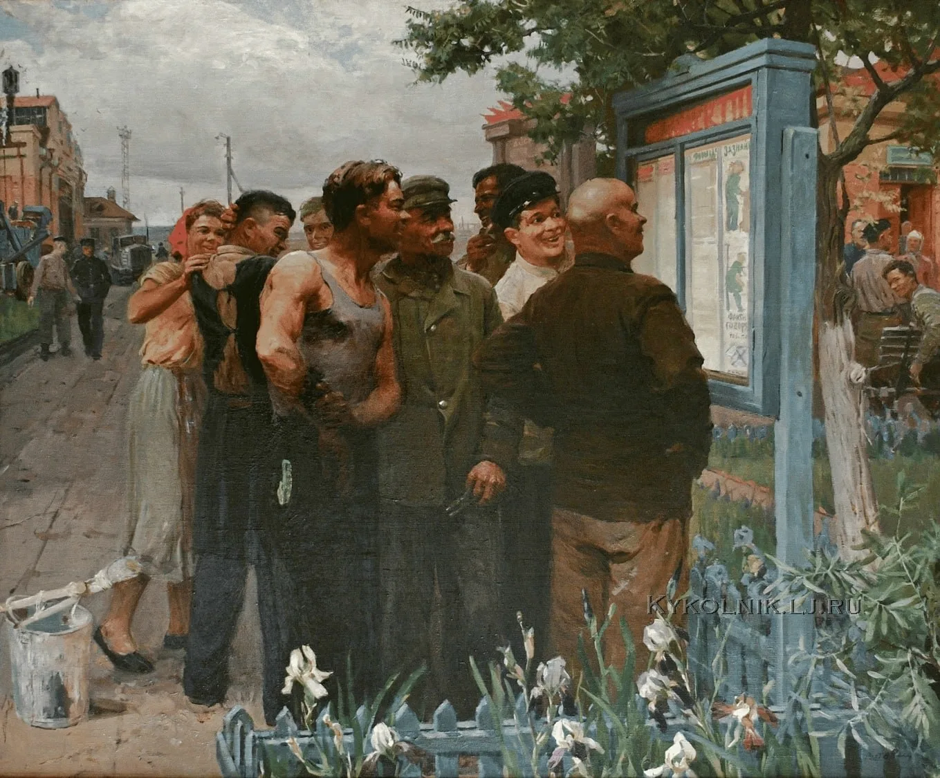 «У стенной газеты» 1952 г.