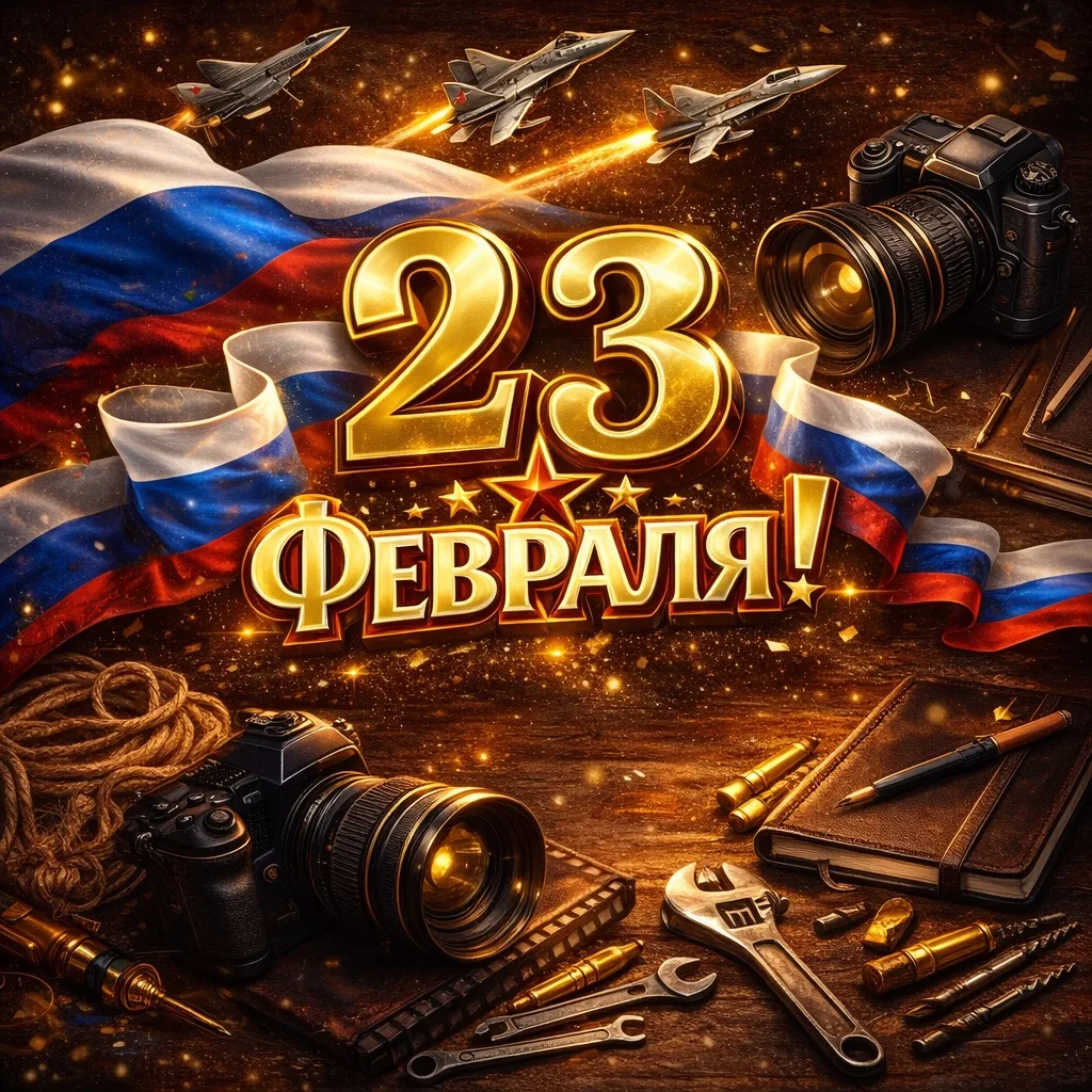 С 23 февраля, наши дорогие мужчины! 🇷🇺