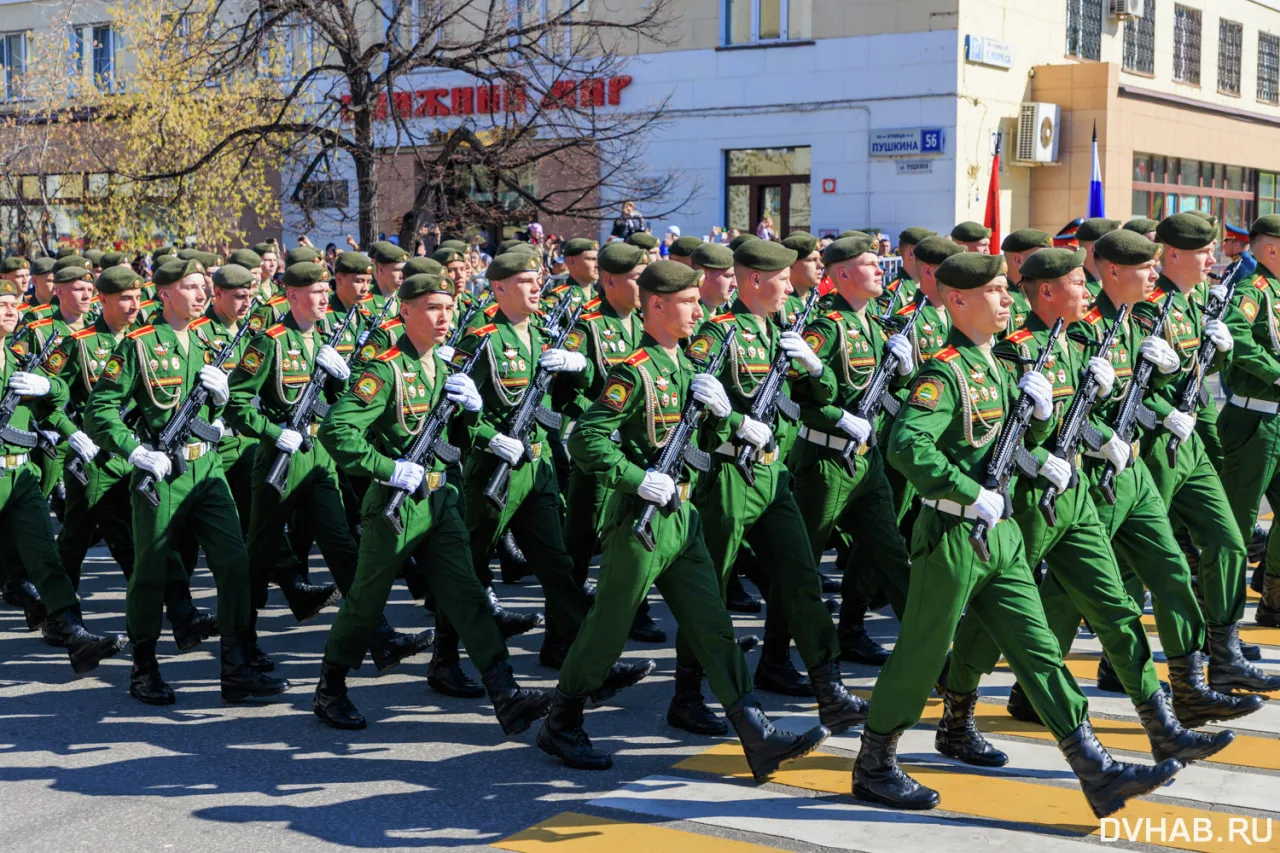 Парад Победы прошел в Хабаровске.  В Хабаровске сегодня празднуют 81-ю годовщину победы в Великой От