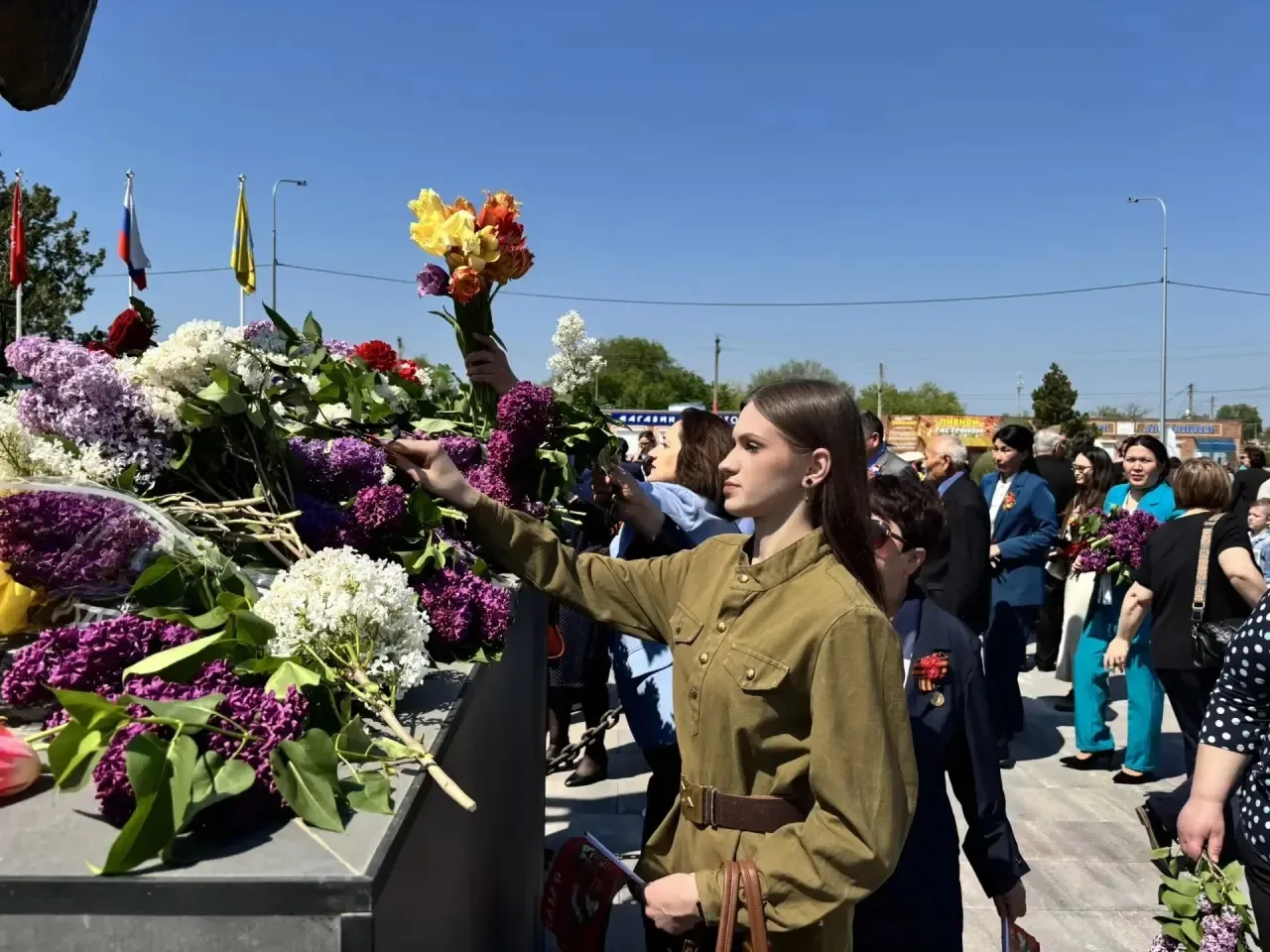 🎉 9 мая преподаватели, сотрудники и студенты Башантинского колледжа приняли активное участие в празд