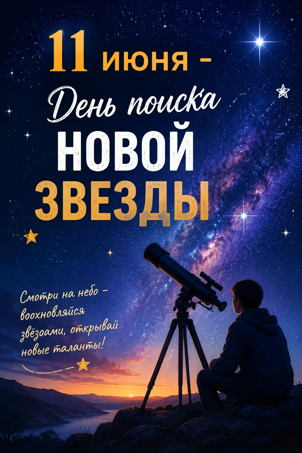 Вчера в нашем лагере, в преддверии Дня поиска новой звезды, случилось настоящее космическое приключе
