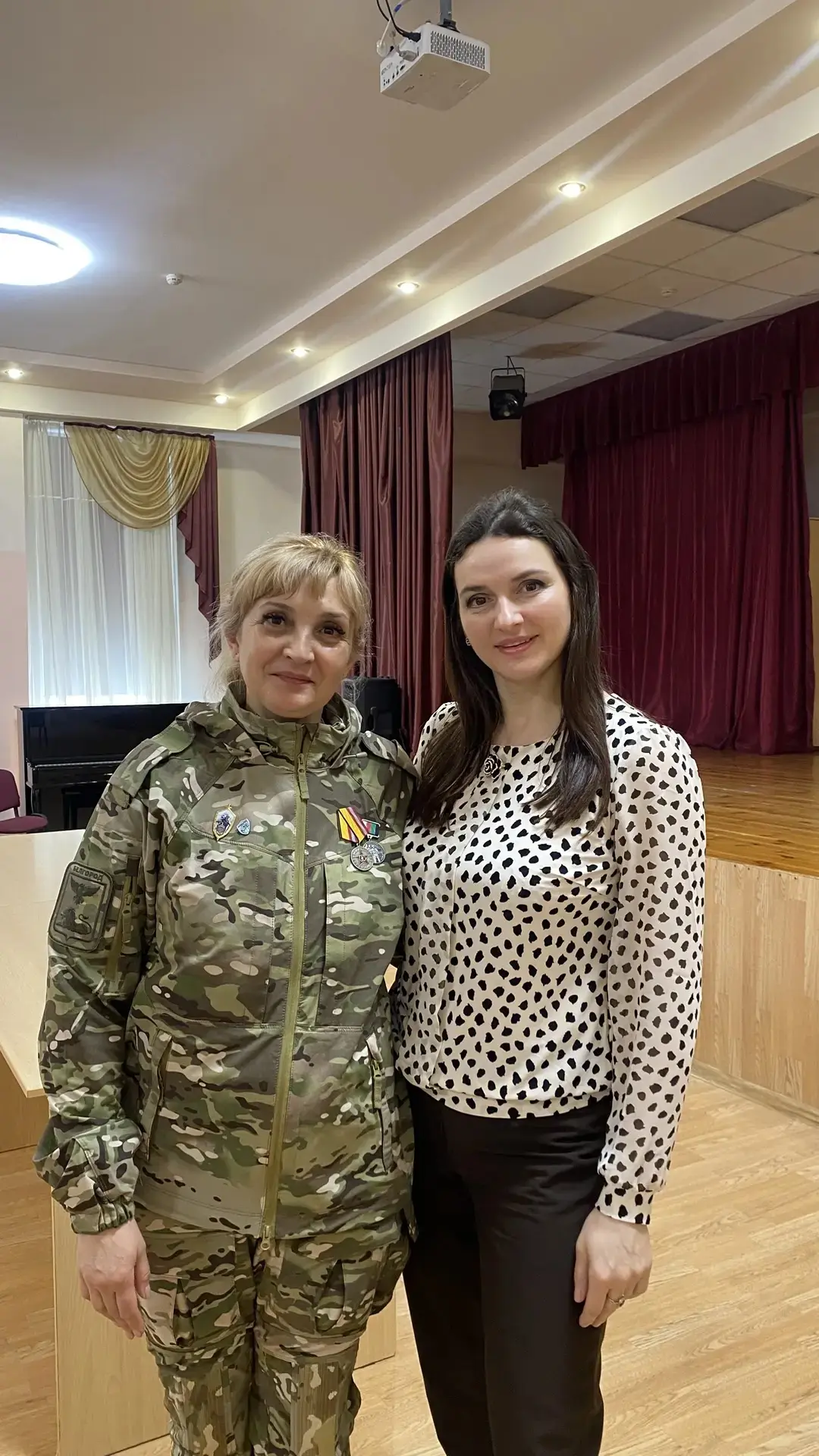 В преддверии Международного женского дня с нашими учащимися состоялась встреча с Жанной Васильевной 