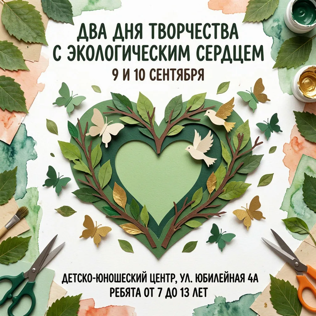 🍃 Два дня творчества с экологическим сердцем!