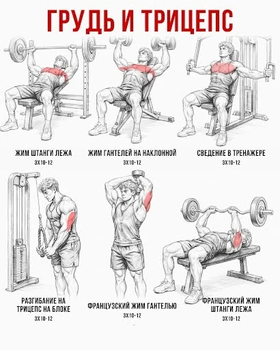 Пятидневный план тренировок.