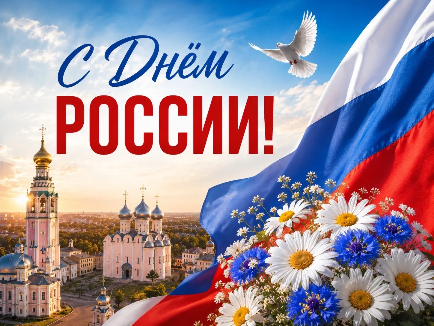 🇷🇺С Днём России! 

Наша страна богата историей, культурным наследием и людьми, которые своим трудо