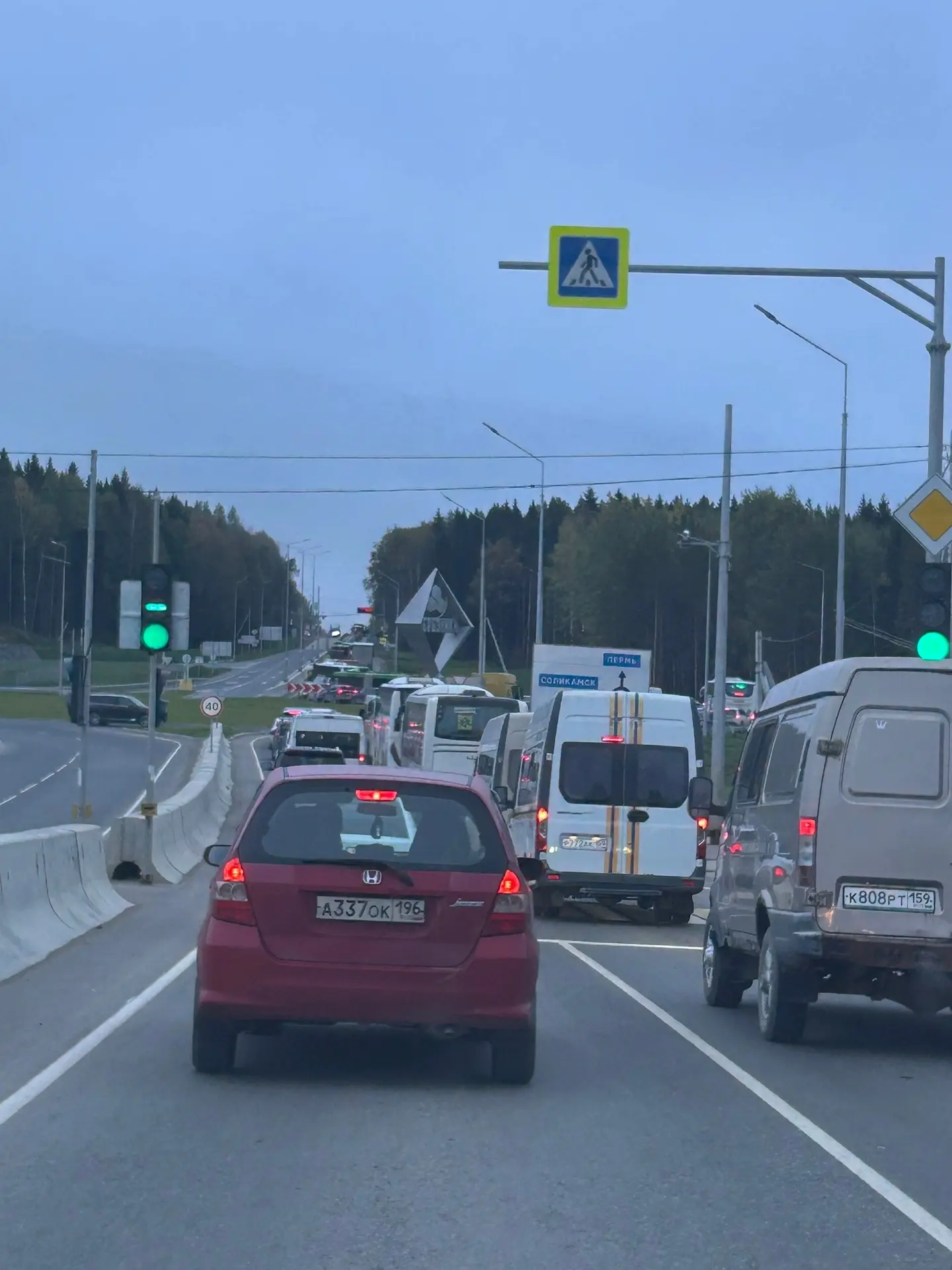 Пробка в сторону Новожилово🧐