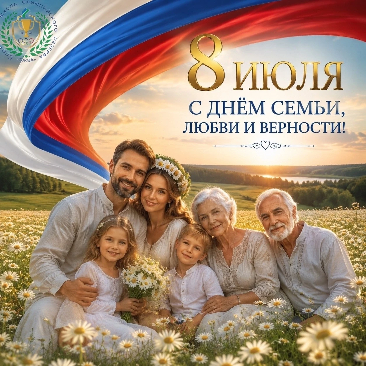 С ДНЁМ СЕМЬИ, ЛЮБВИ И ВЕРНОСТИ! 💖🏡✨

СШОР «ЭЖВА» сердечно поздравляет всех спортсменов, тренеров, 
