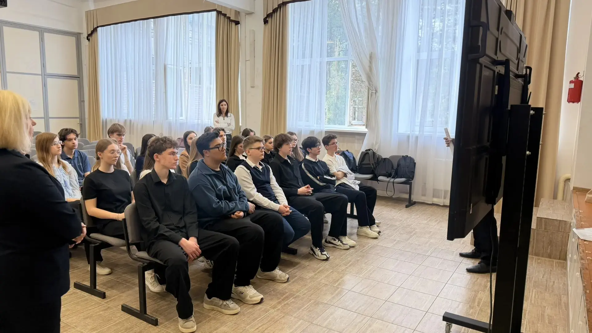 Сегодня у наших выпускников состоялось занятие по профориентации в рамках проекта «Моя карьера с «Ед