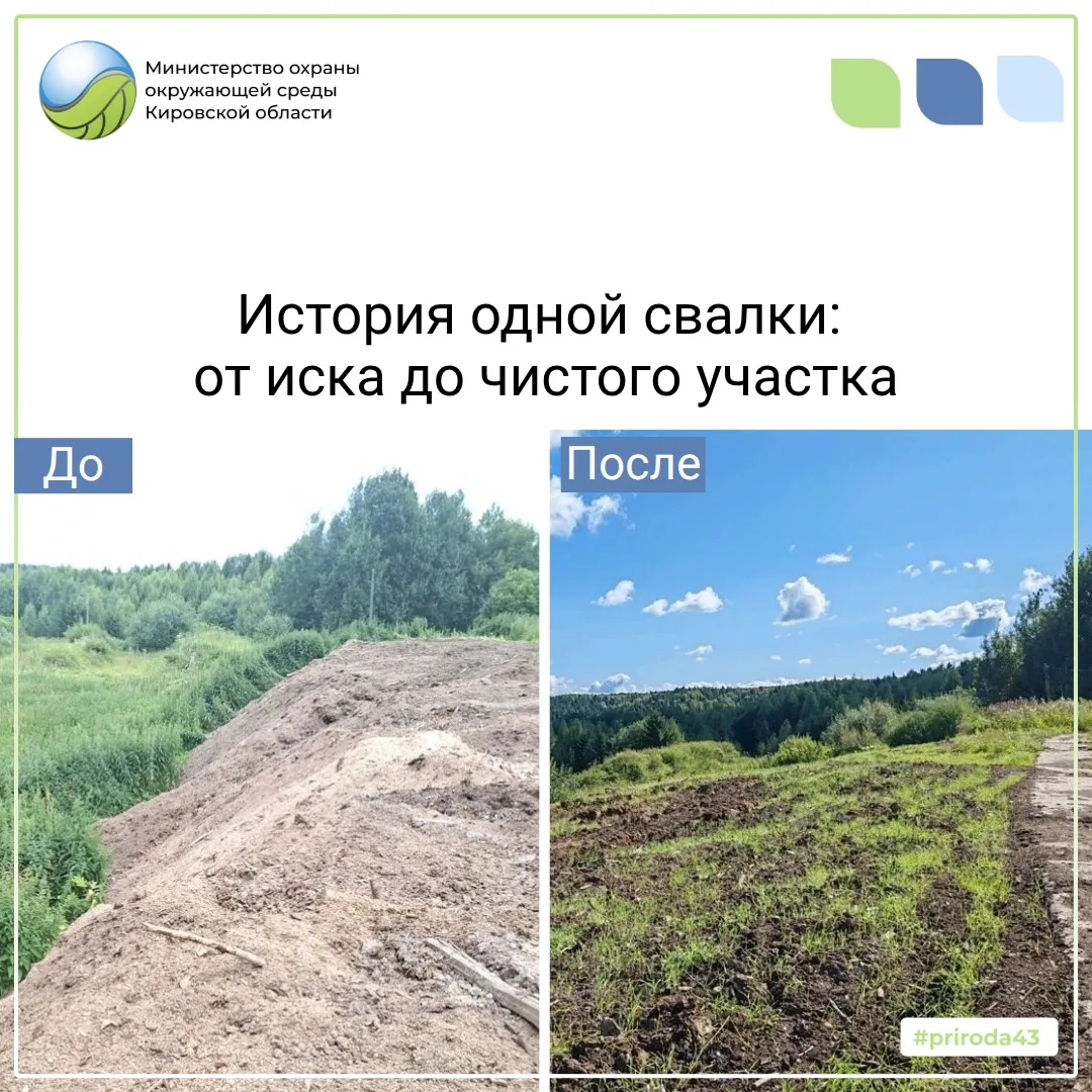 От иска до уборки: история одной свалки в Афанасьевском районе, которая закончилась хорошо