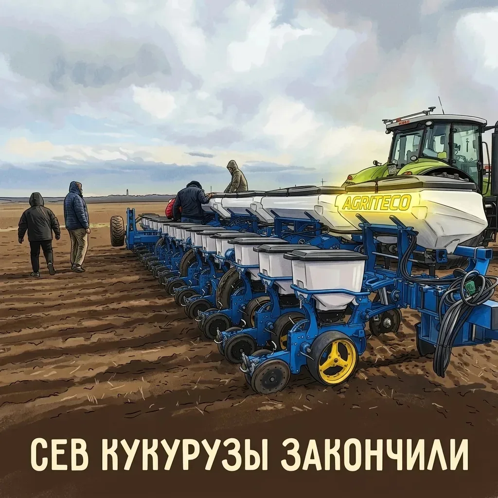 Завершили сев кукурузы: реальный опыт и честные цифры с полей.