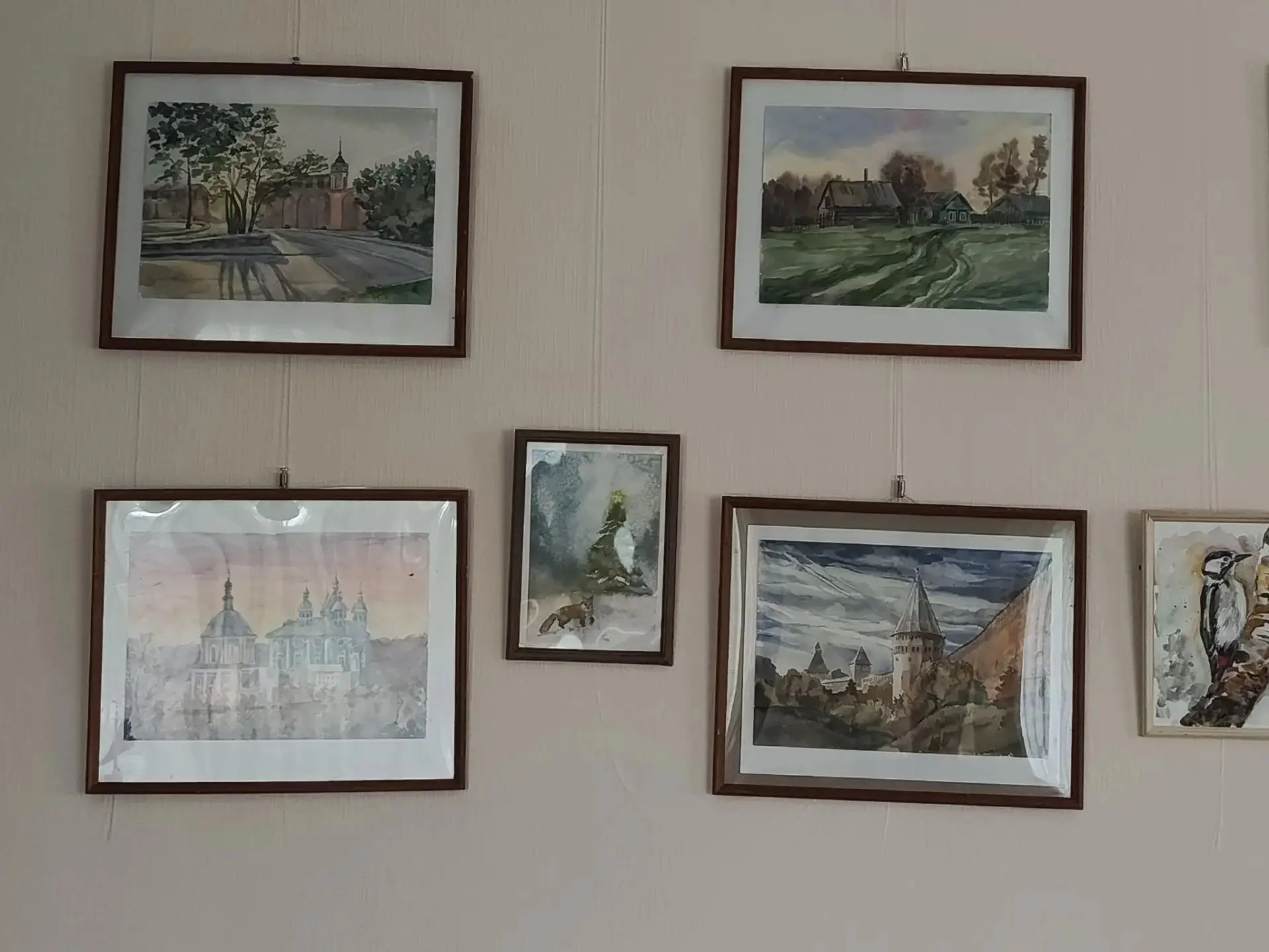 ✨В Центральной библиотеке открылась выставка «Акварельные истории», на которой представ...