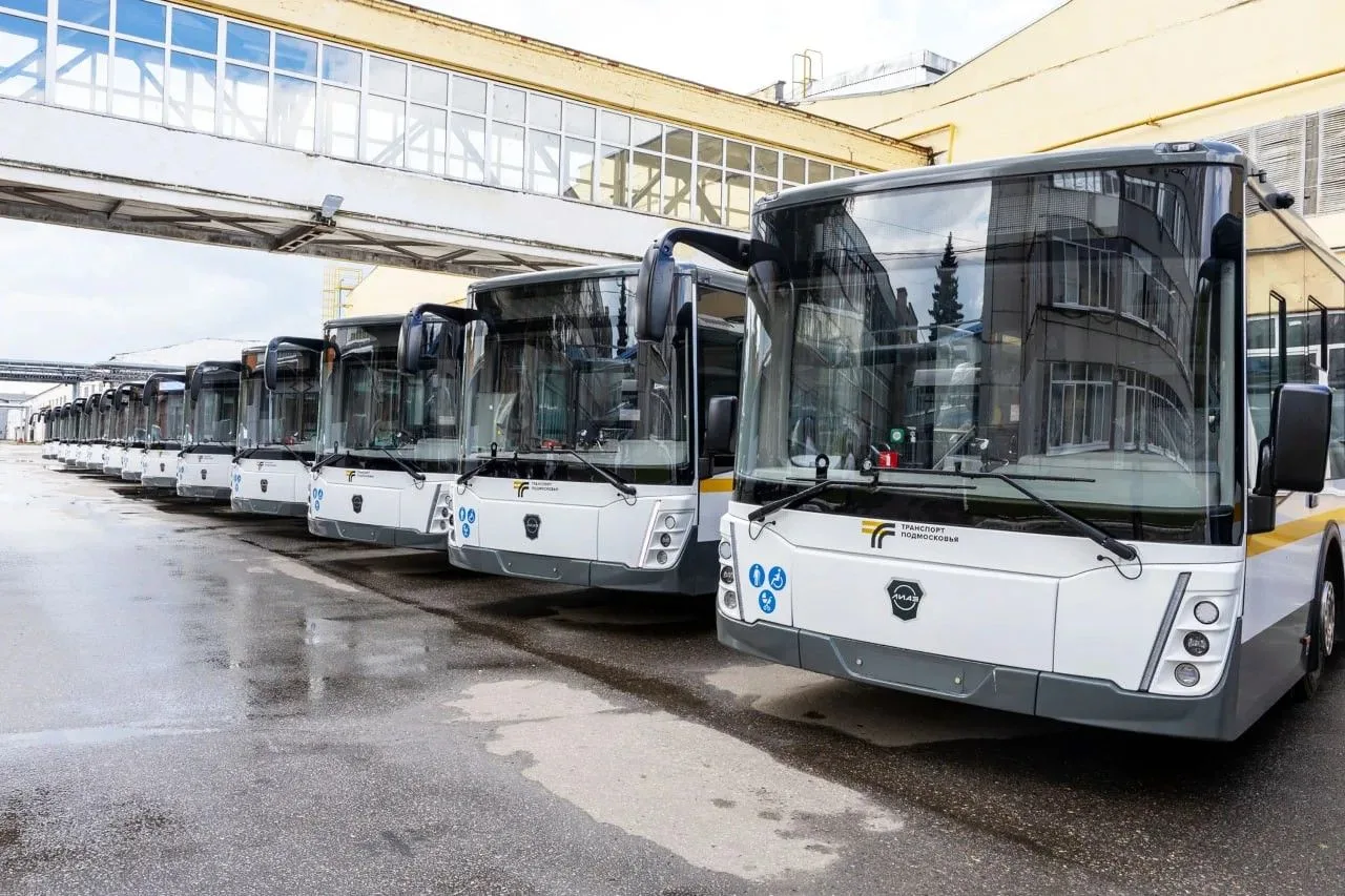 Продолжается обновление общественного транспорта Подмосковья