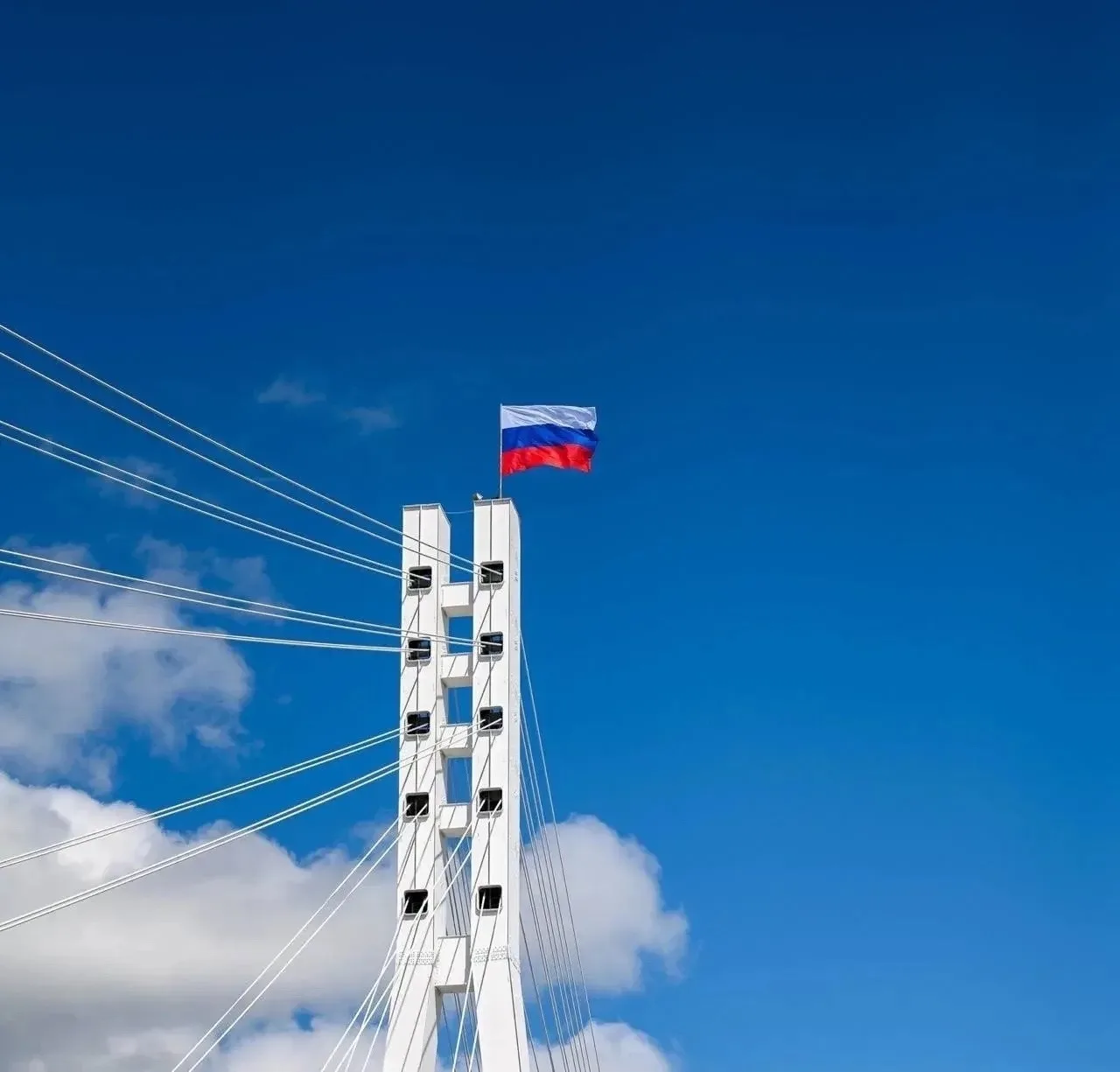 На мосту Влюбленных в Тюмени появится триколор 🤍💙❤️