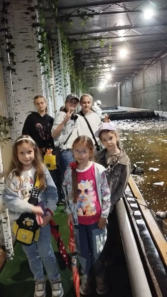 🐟 Сегодня ребята из нашего лагеря посетили осетровую ферму и узнали много интересного! 🐟