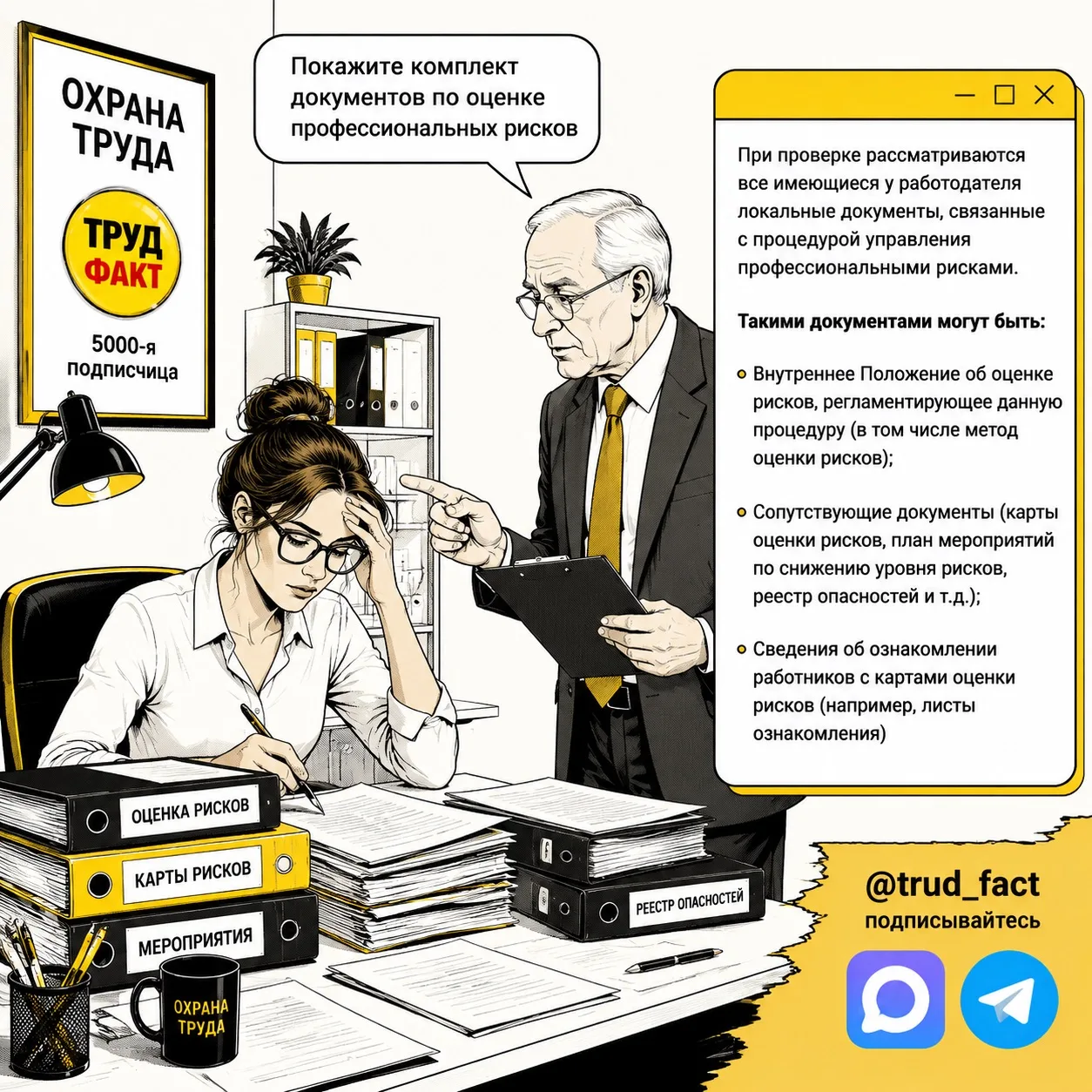 ⠀ 📑 ⠀ Что может проверить ГИТ по вопросу оценки рисков?