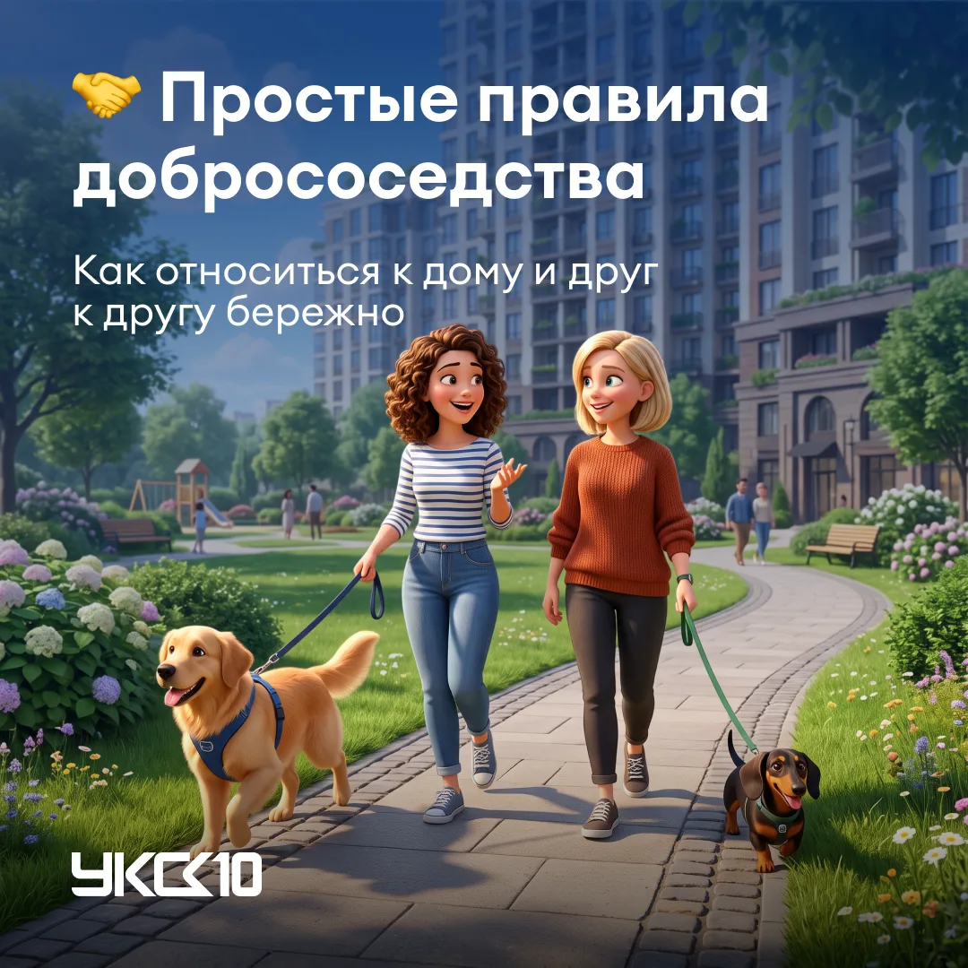 💙 Немного внимания к соседям — больше комфорта для всех