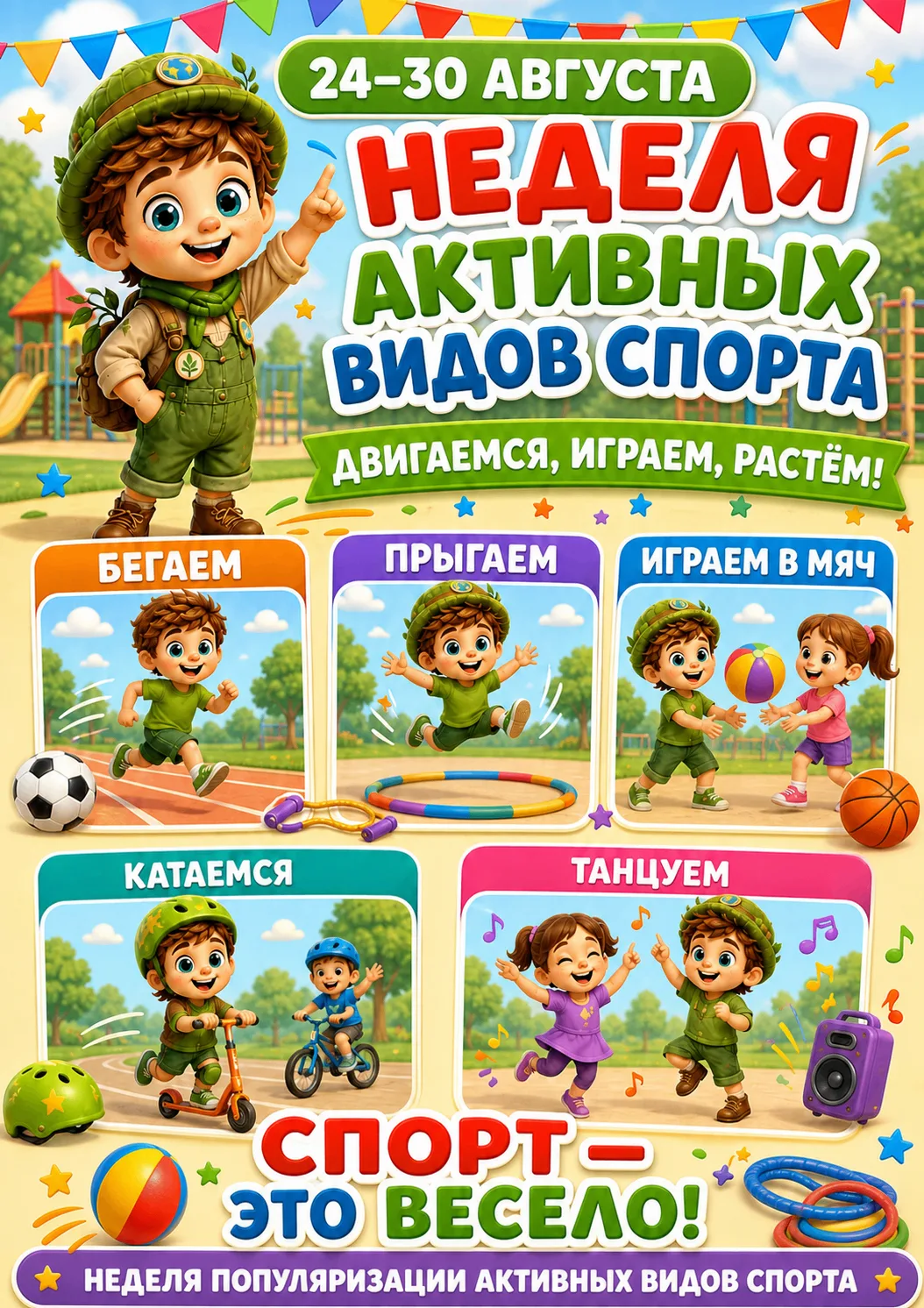 👋НеНеделя популяризации активных видов спорта