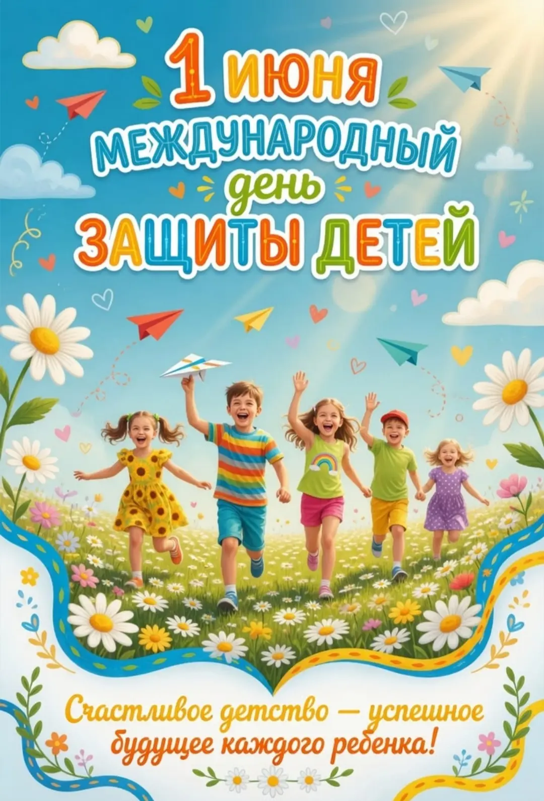 ☀️ День защиты детей☀️: радость, движение и летнее настроение.
😊 Сегодня 1 июня в детском саду прош