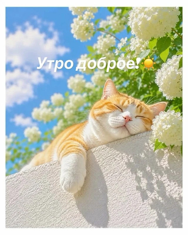 Доброго прекрасного утра и счастья!