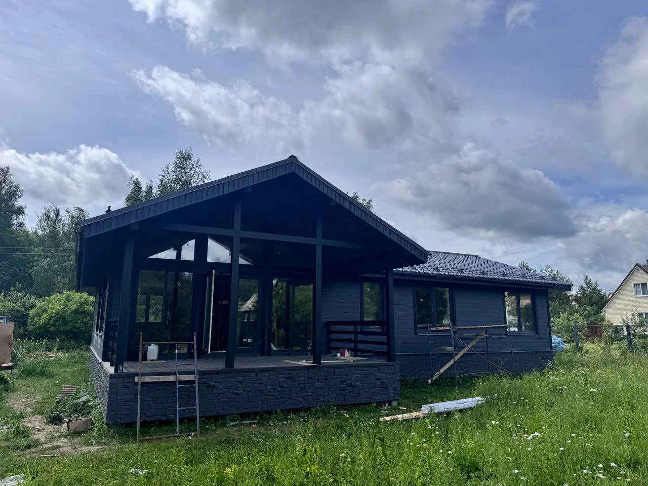 🏡 Современный одноэтажный дом 154 м²