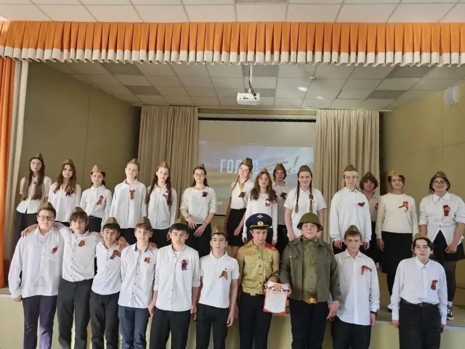🎤 В рамках патриотической акции «Голос Победы», приуроченной к празднованию Дня Великой Победы, учащ